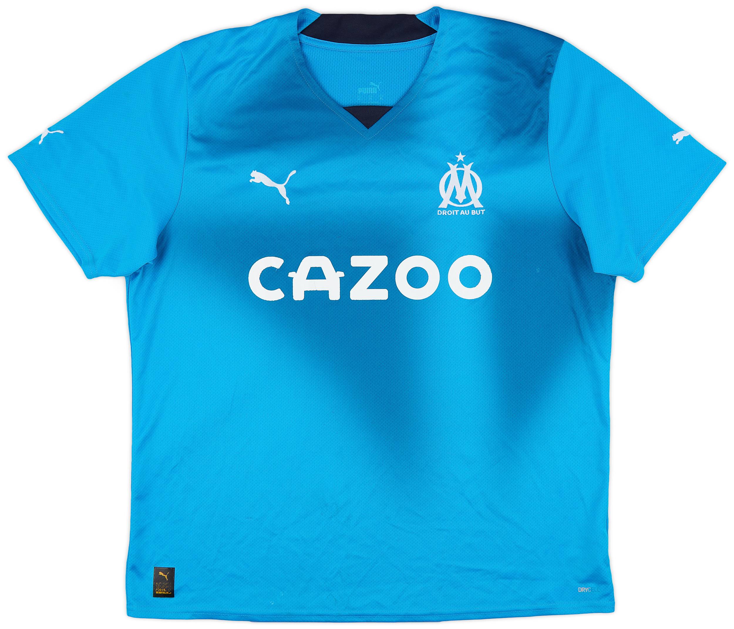 2022-23 Olympique Marseille Third Shirt - 6/10 - (XL)