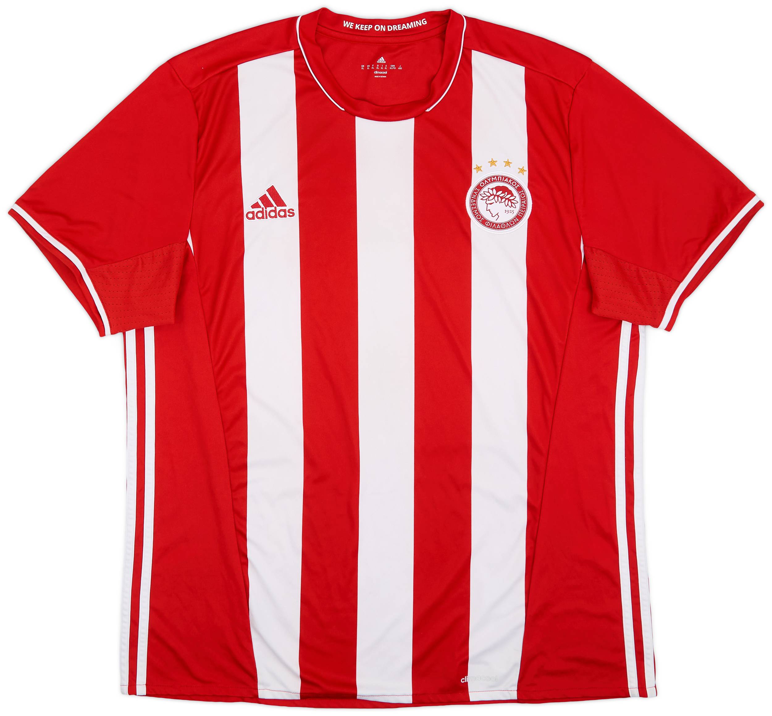 2016-17 Olympiakos Home Shirt - 6/10 - (XL)