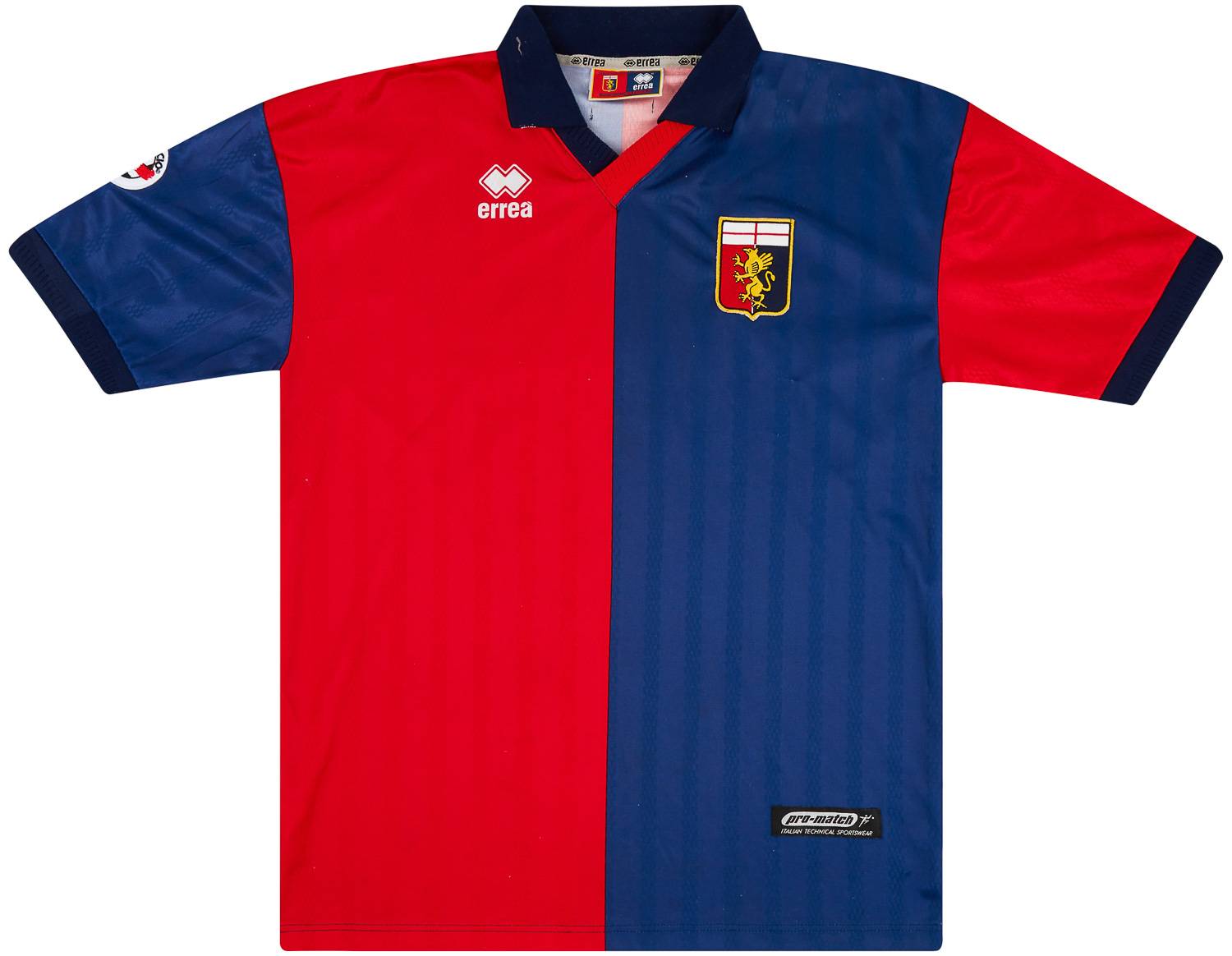 Genoa ユニフォーム errea 赤青 セリエA サッカー・フットサル