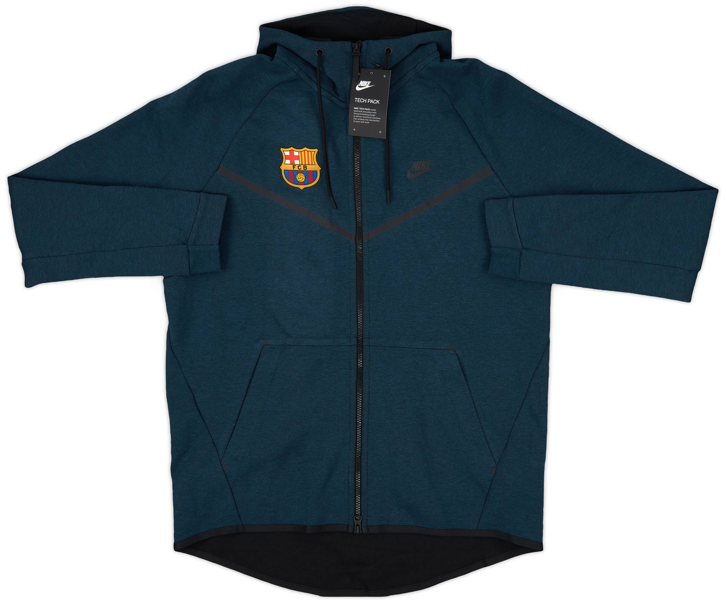 2018-19 Barcelona Nike Tech Fleece Hooded Top (L)