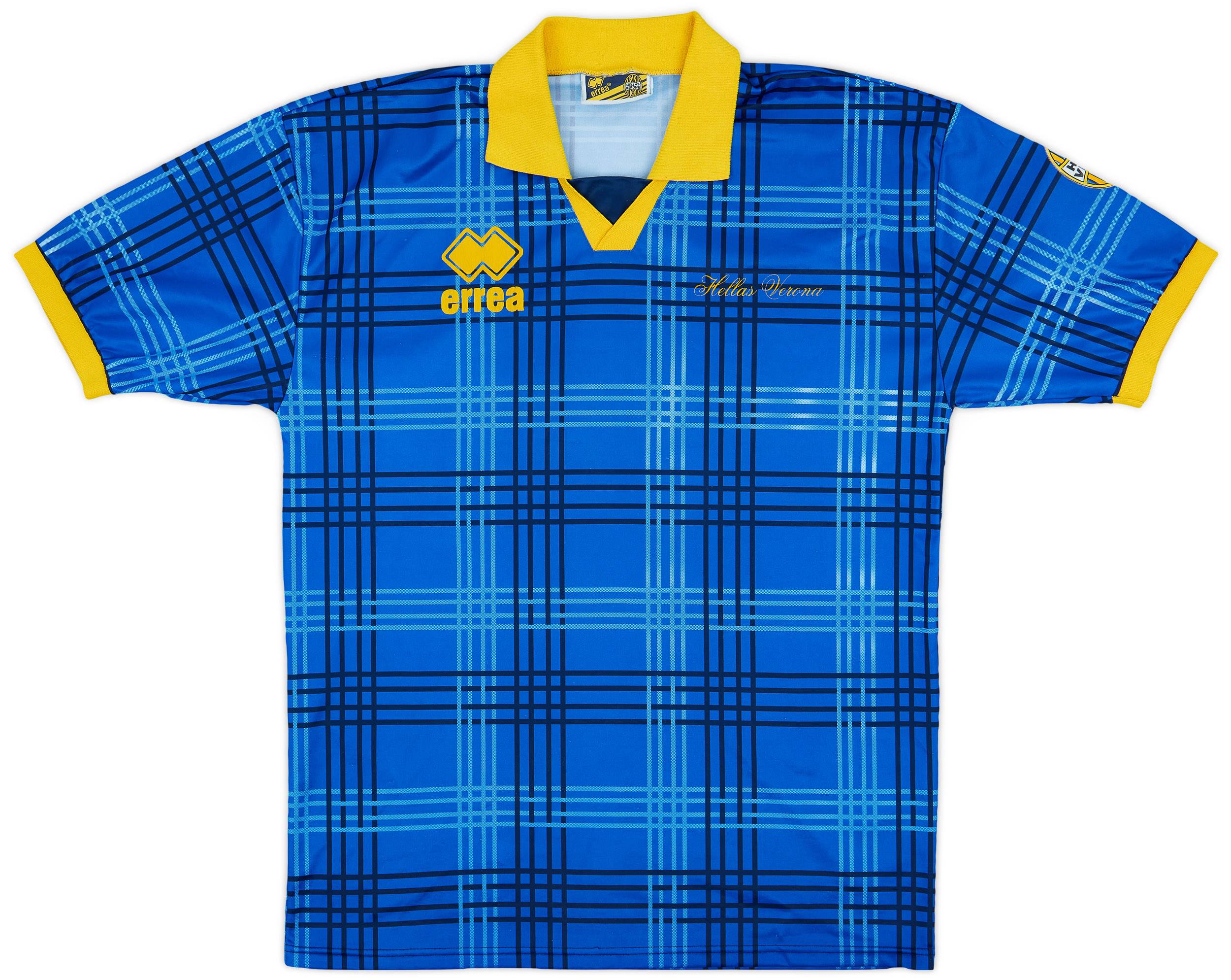 1995-96 Hellas Verona Errea Training Shirt #9 - 8/10 - (L)
