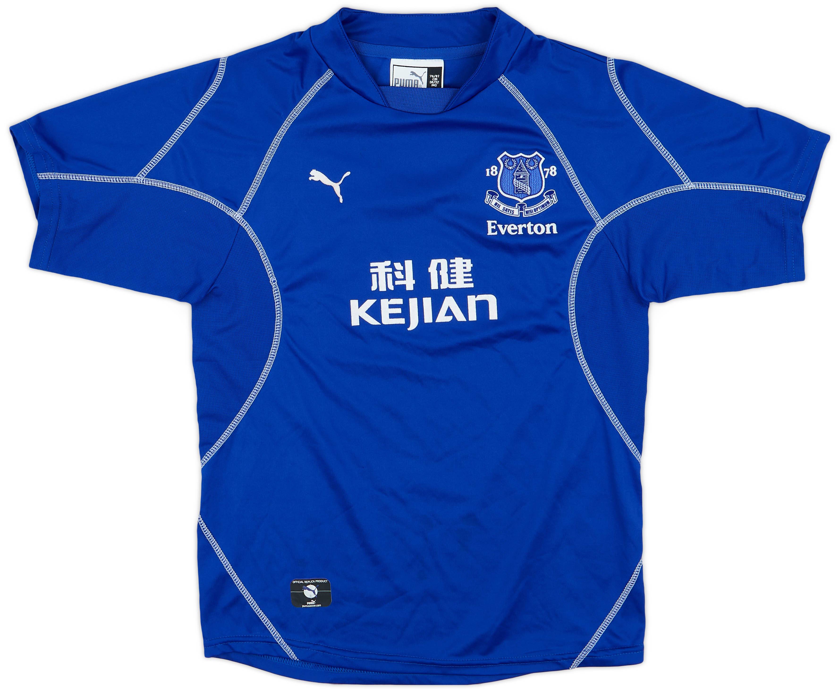 2002-03 Everton Home Shirt - 9/10 - (M.Boys)
