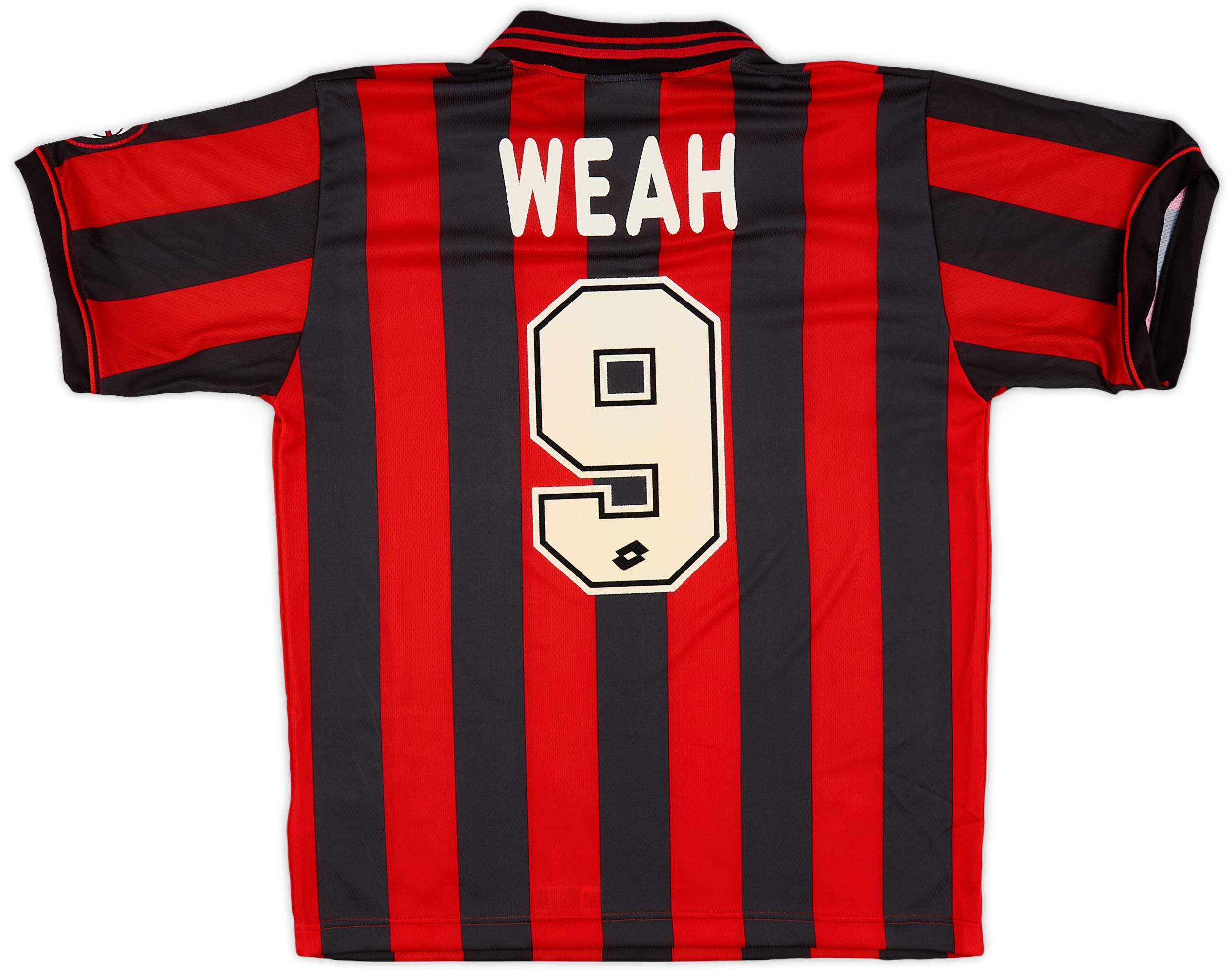 1996-97 AC Milan Home Shirt Weah #9 (S)