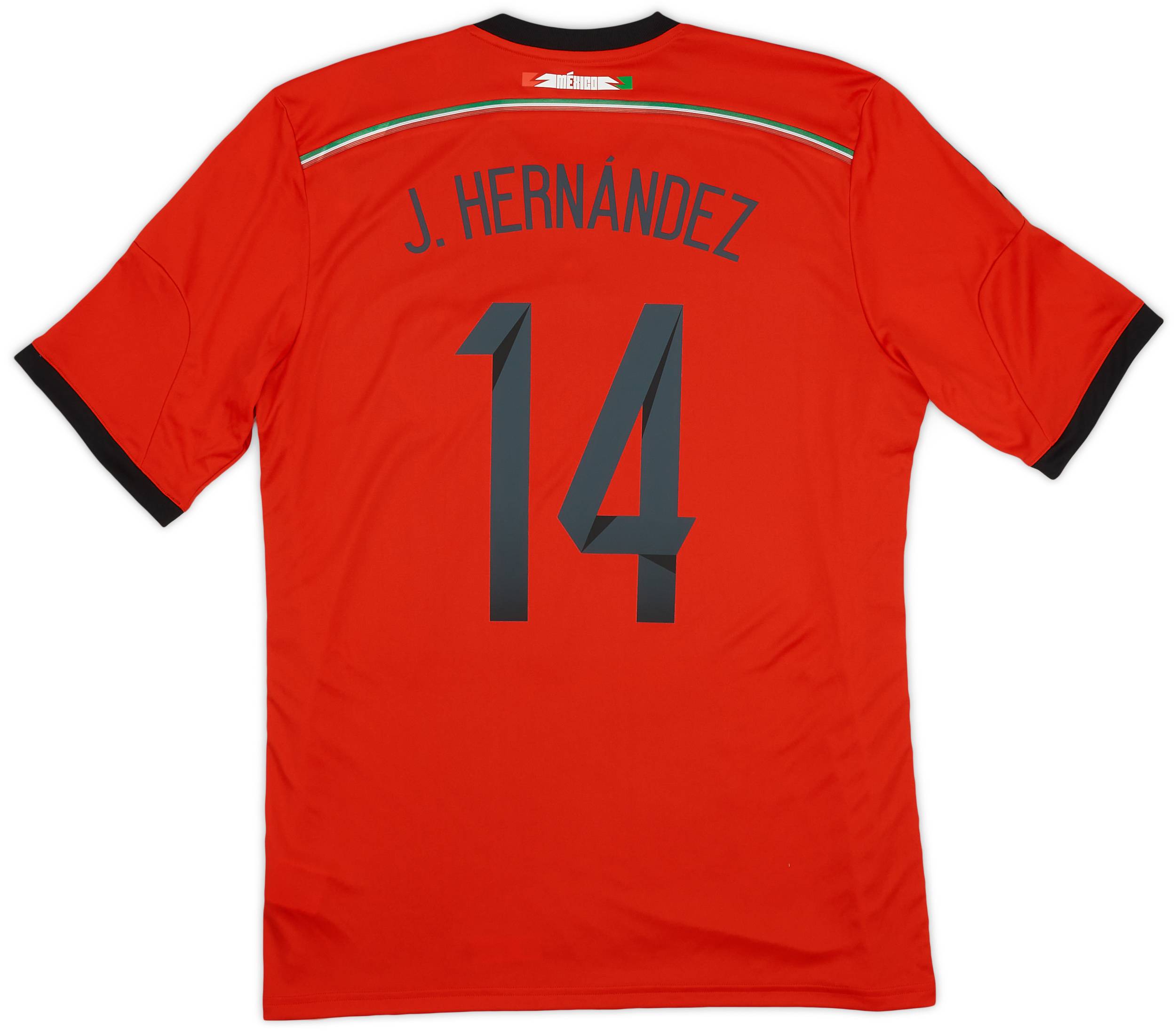 2014-15 Mexico Away Shirt Hernandez #14 (L)