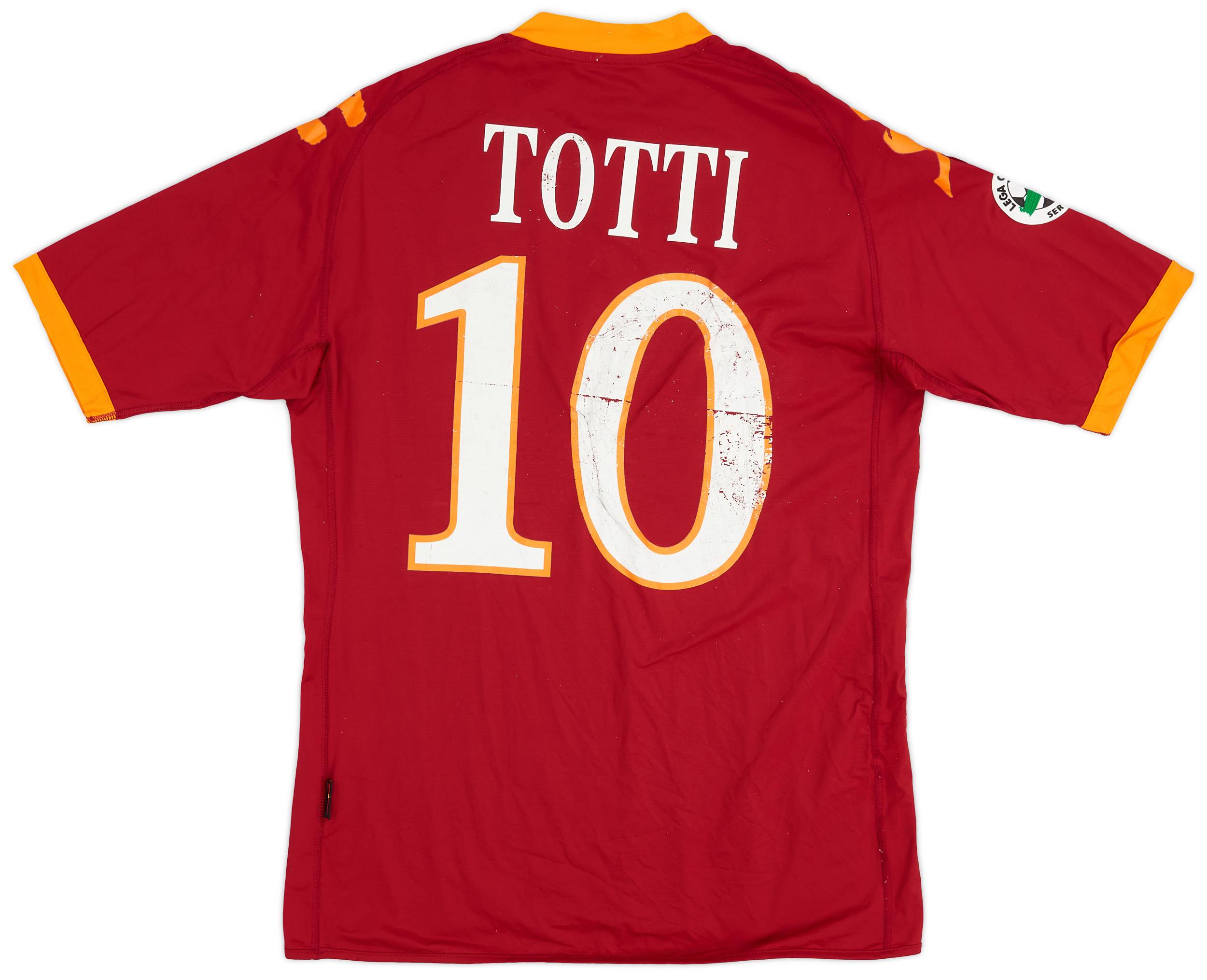 2009-10 Roma Home Shirt Totti #10 - 4/10 - (M)