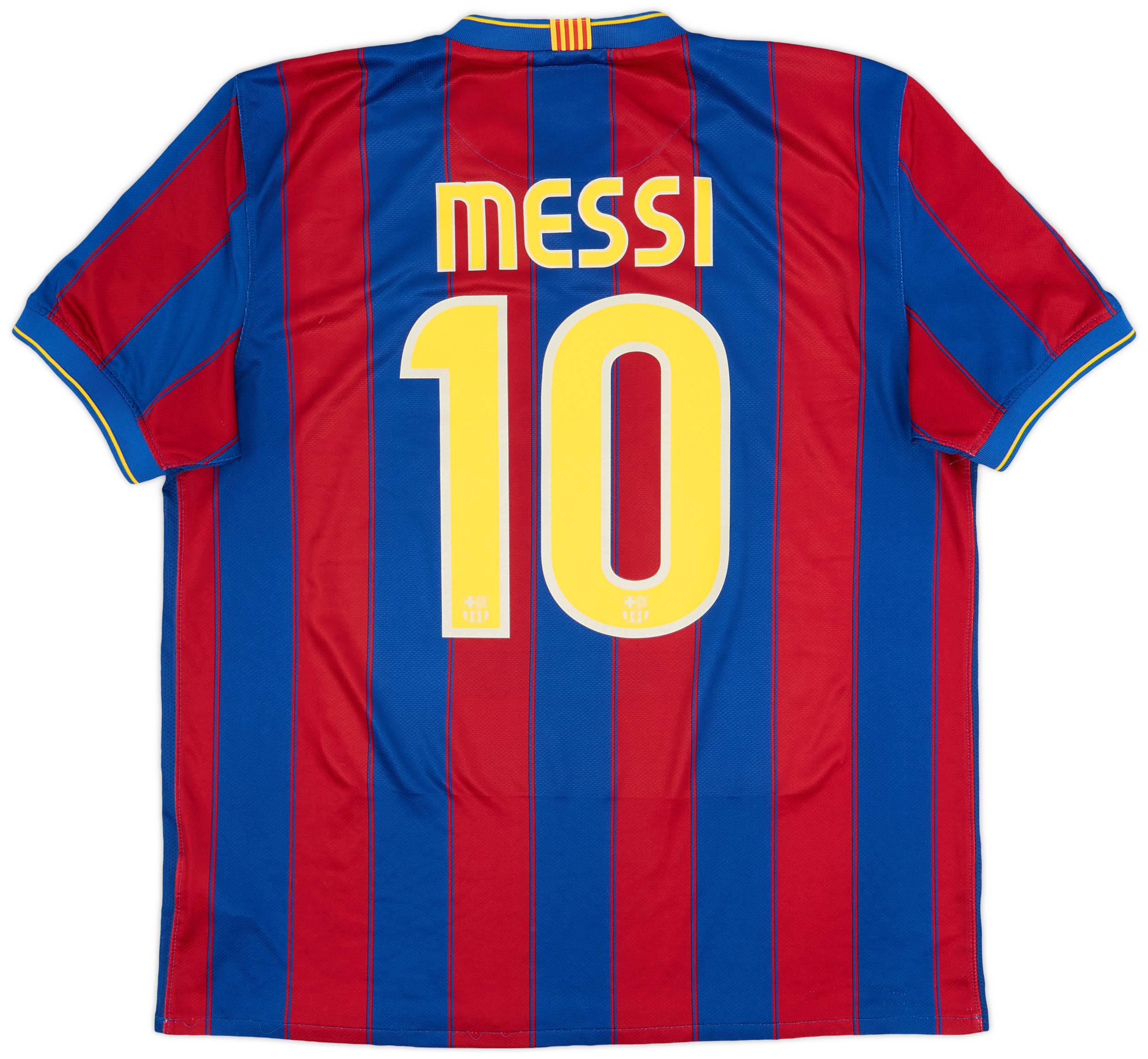 2009-10 Barcelona Home Shirt Messi #10 - 8/10 - (XL)