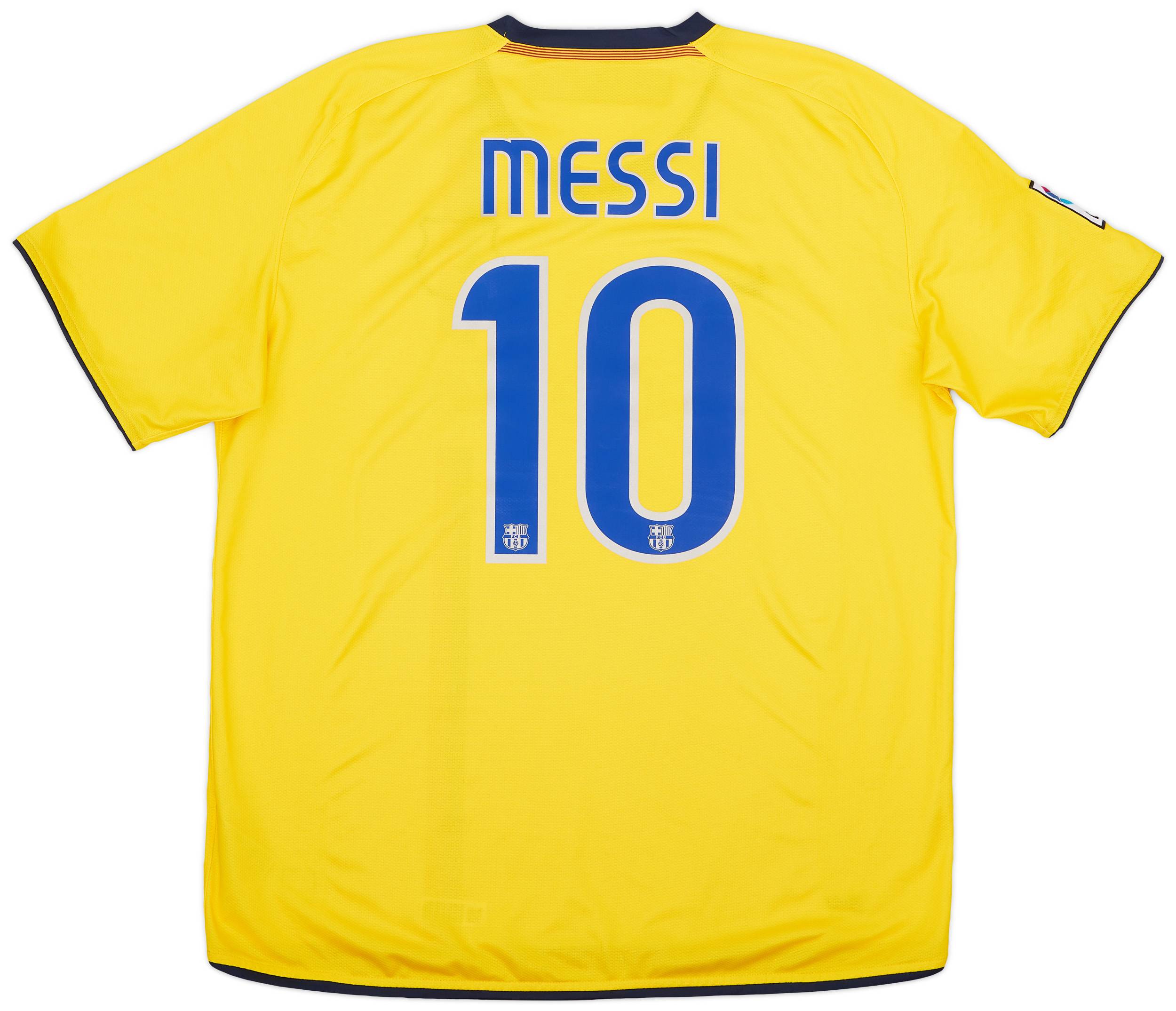2008-10 Barcelona Away Shirt Messi #10 - 8/10 - (XL)