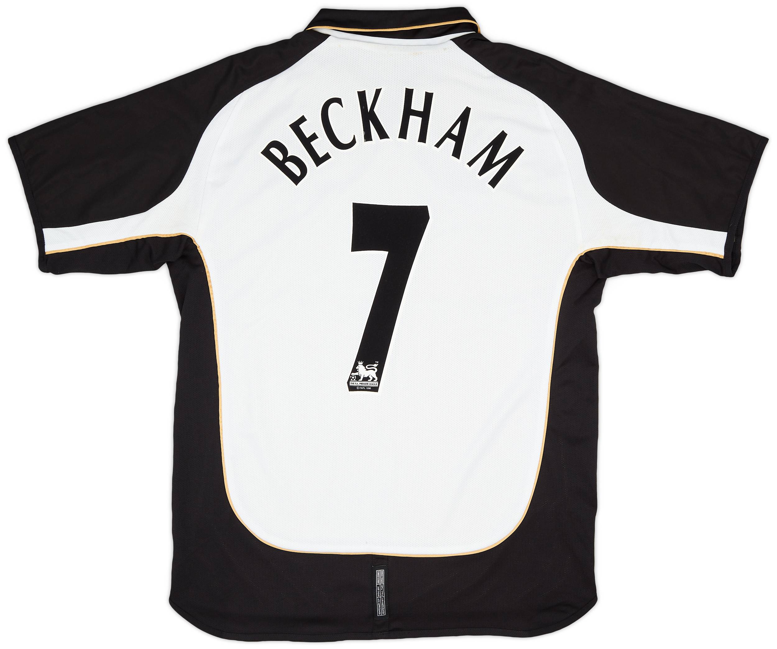 2001-02 Manchester United Centenary Away/Third Shirt Beckham #7 - 7/10 - (L)