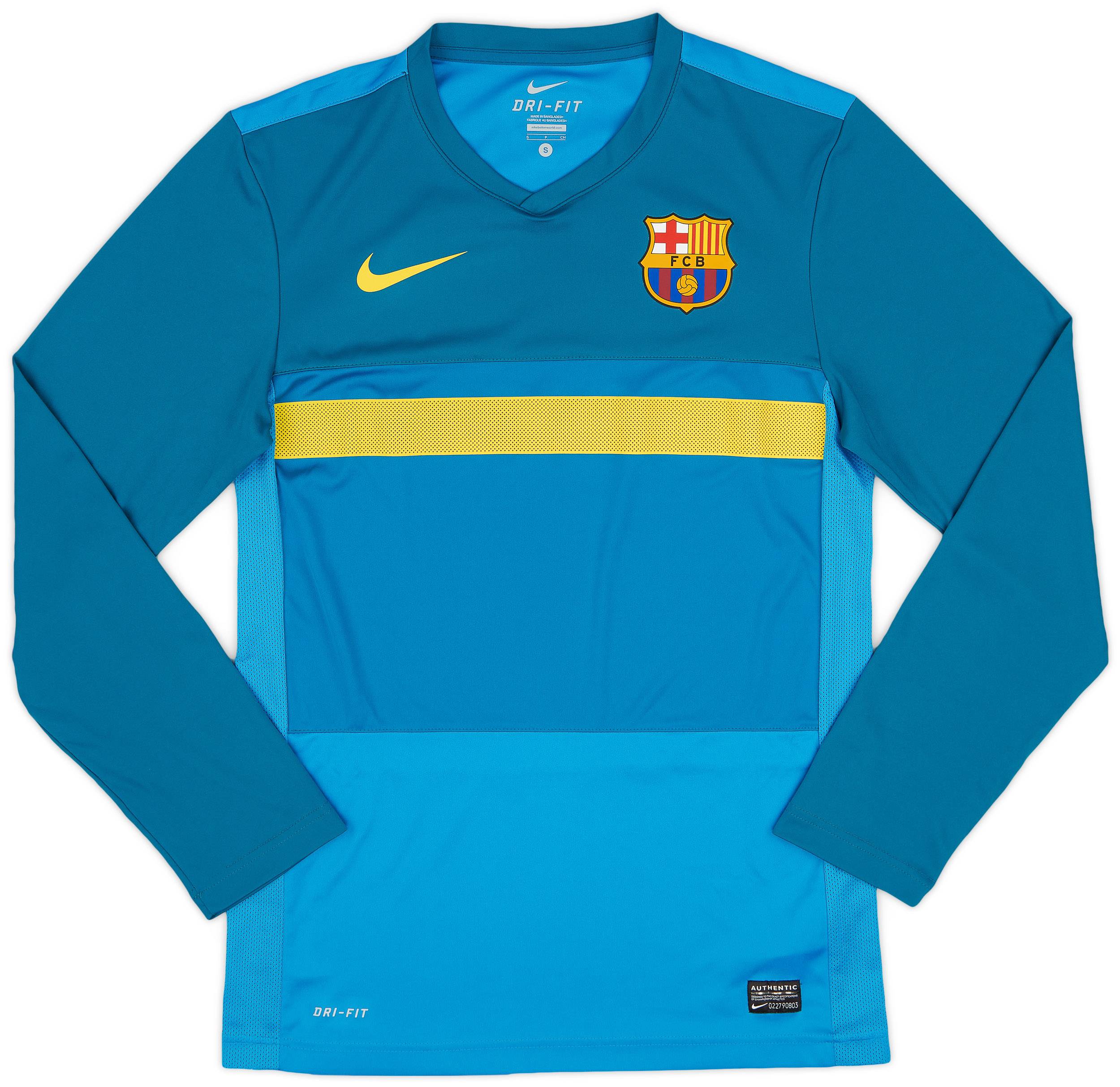 2011-12 Barcelona Nike Training L/S Shirt - 8/10 - (S)