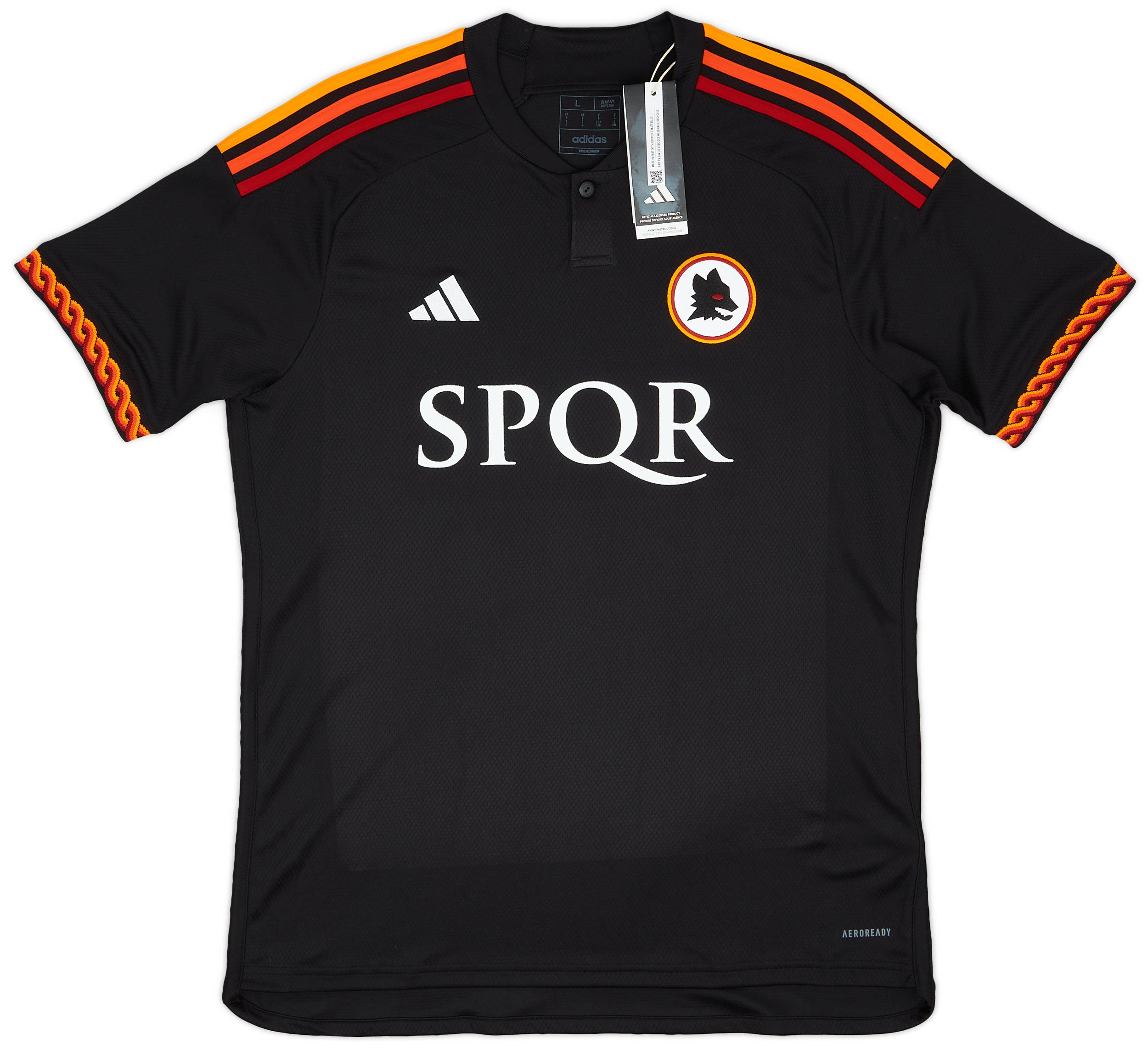 2023-24 Roma Third Shirt Lukaku #90