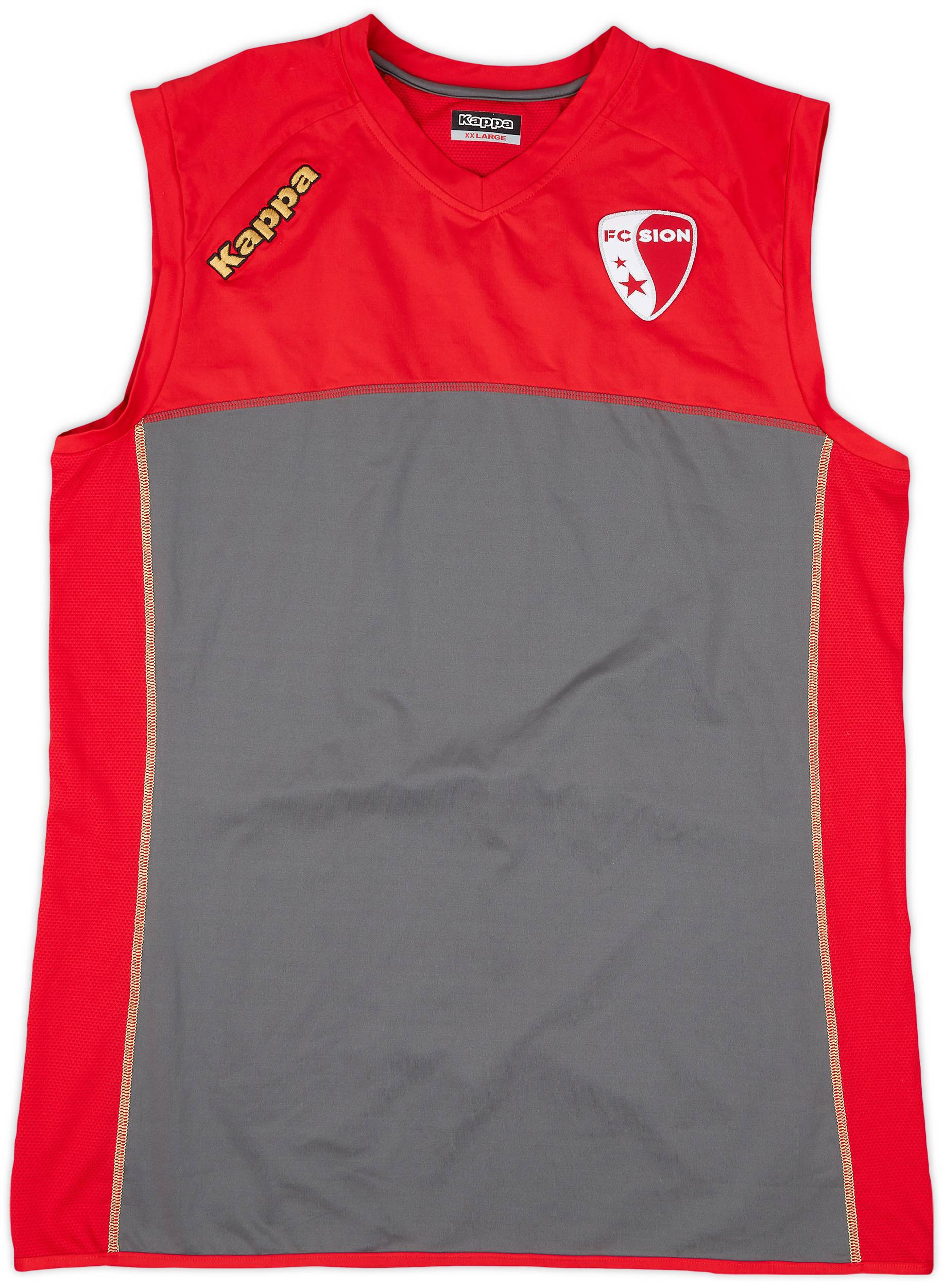 2010-11 FC Sion Kappa Training Vest - 8/10 - (XXL)