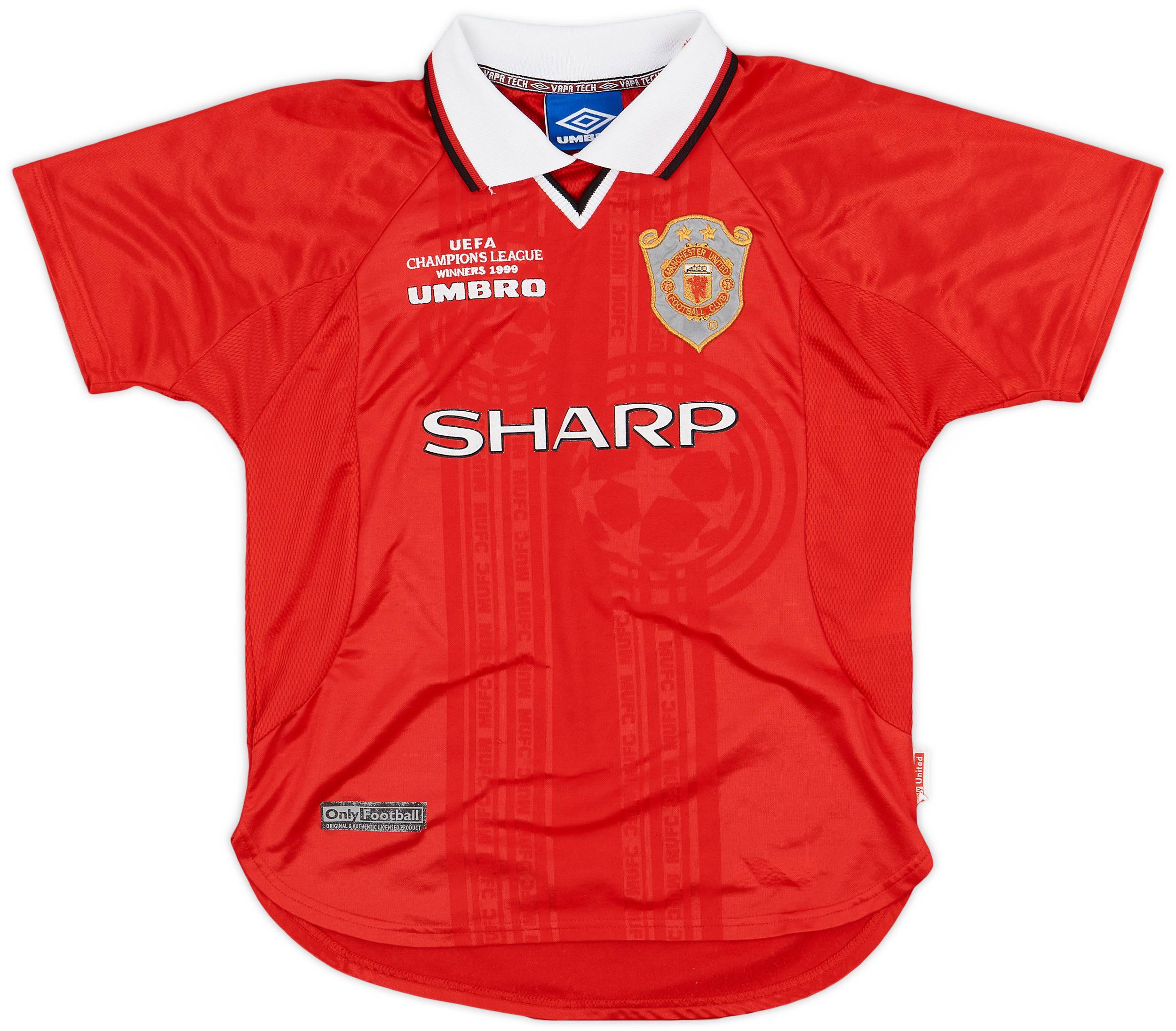1999-00 Manchester United 'CL Winners' Shirt - 8/10 - (M.Boys)