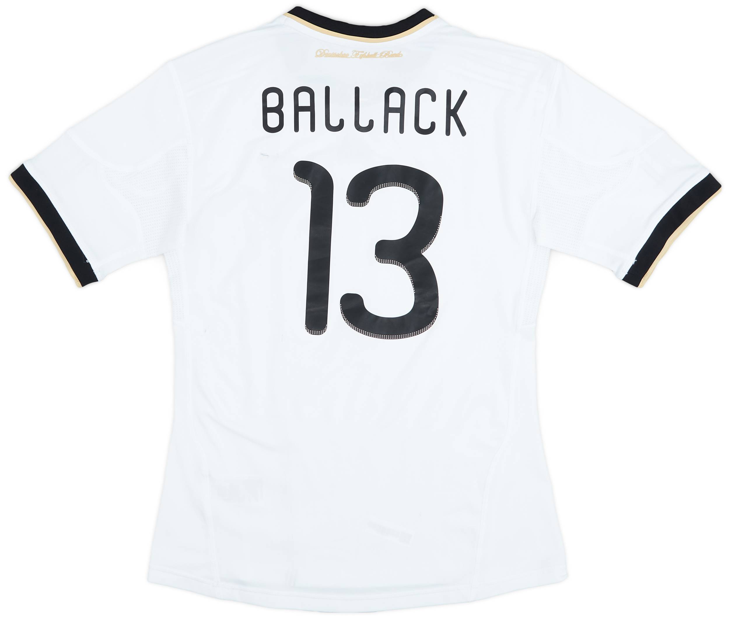 2010-11 Germany Home Shirt Ballack #13 - 6/10 - (S)