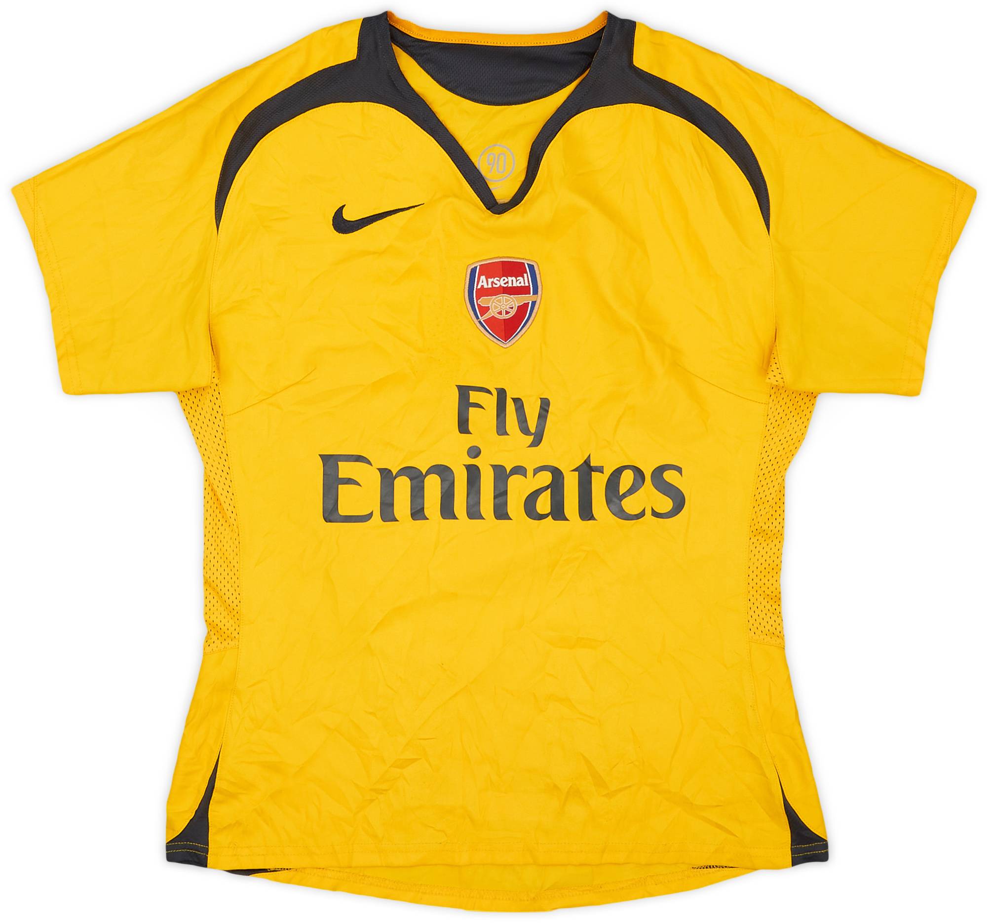 2006-07 Arsenal Player Issue Women's Away Shirt - 7/10 - (Women's S)