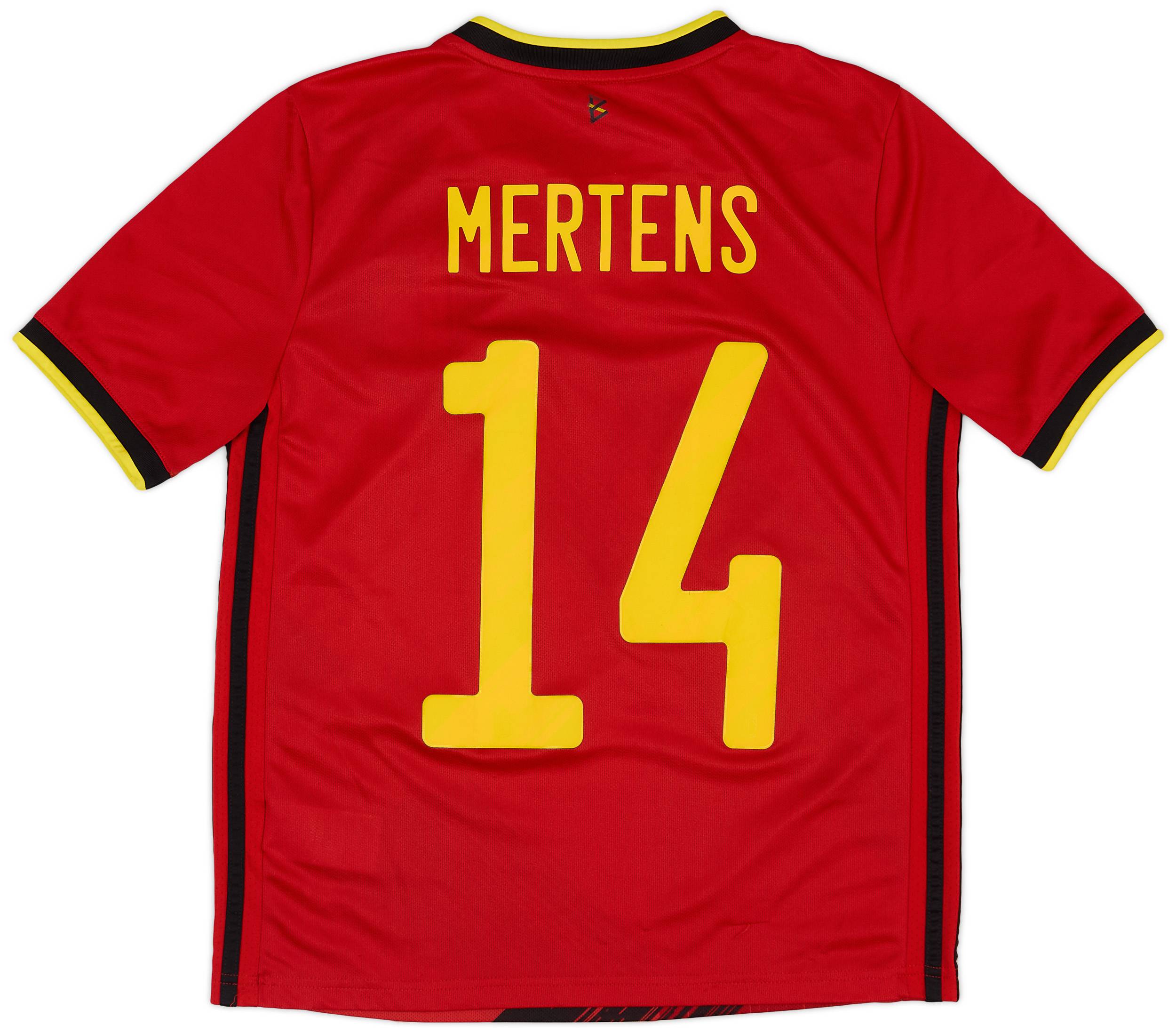 2020-21 Belgium Home Shirt Mertens #14 - 8/10 - (L.Boys)