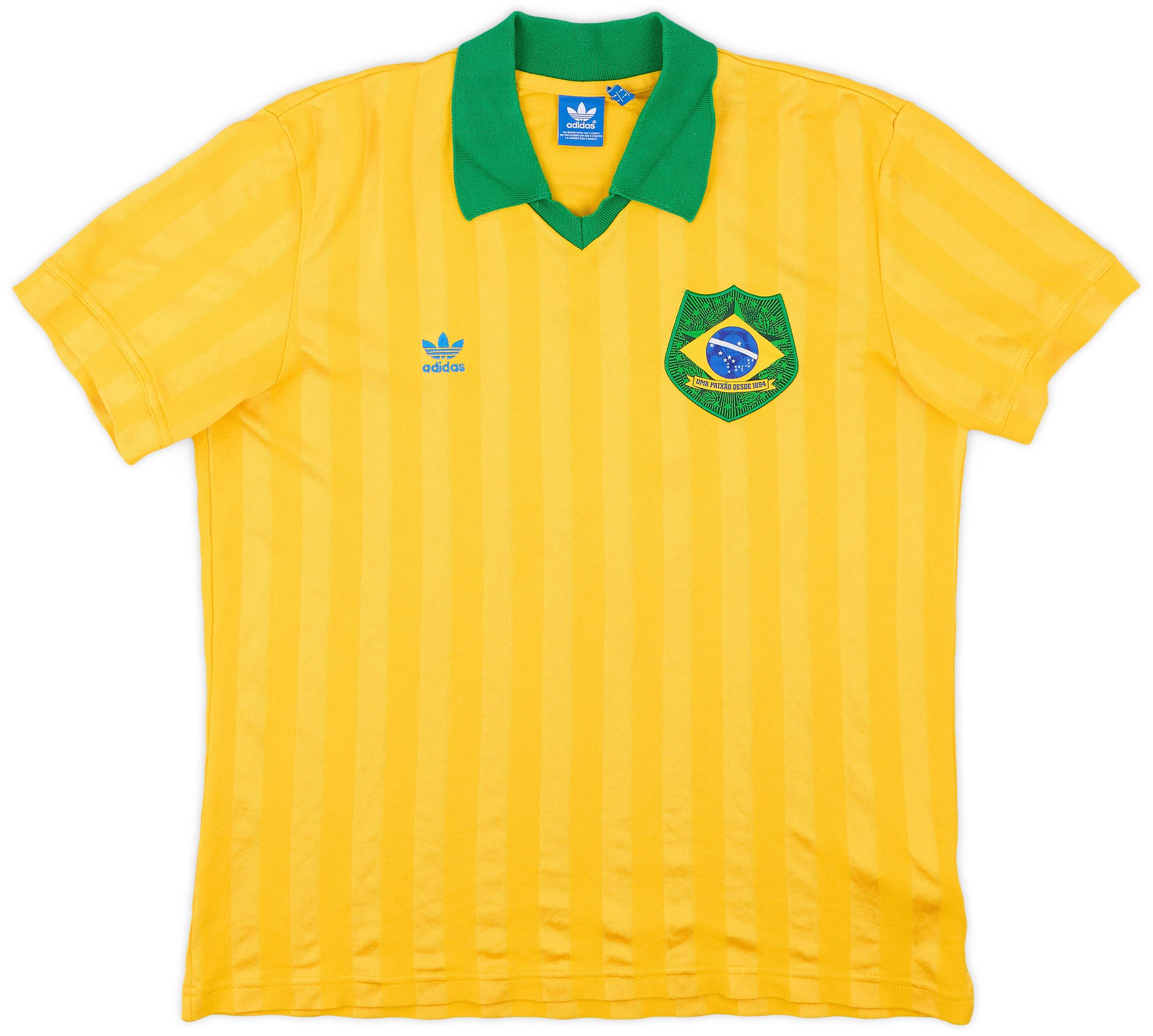 2014 Brazil adidas Retro Fan Tee #10 - 8/10 - (L)