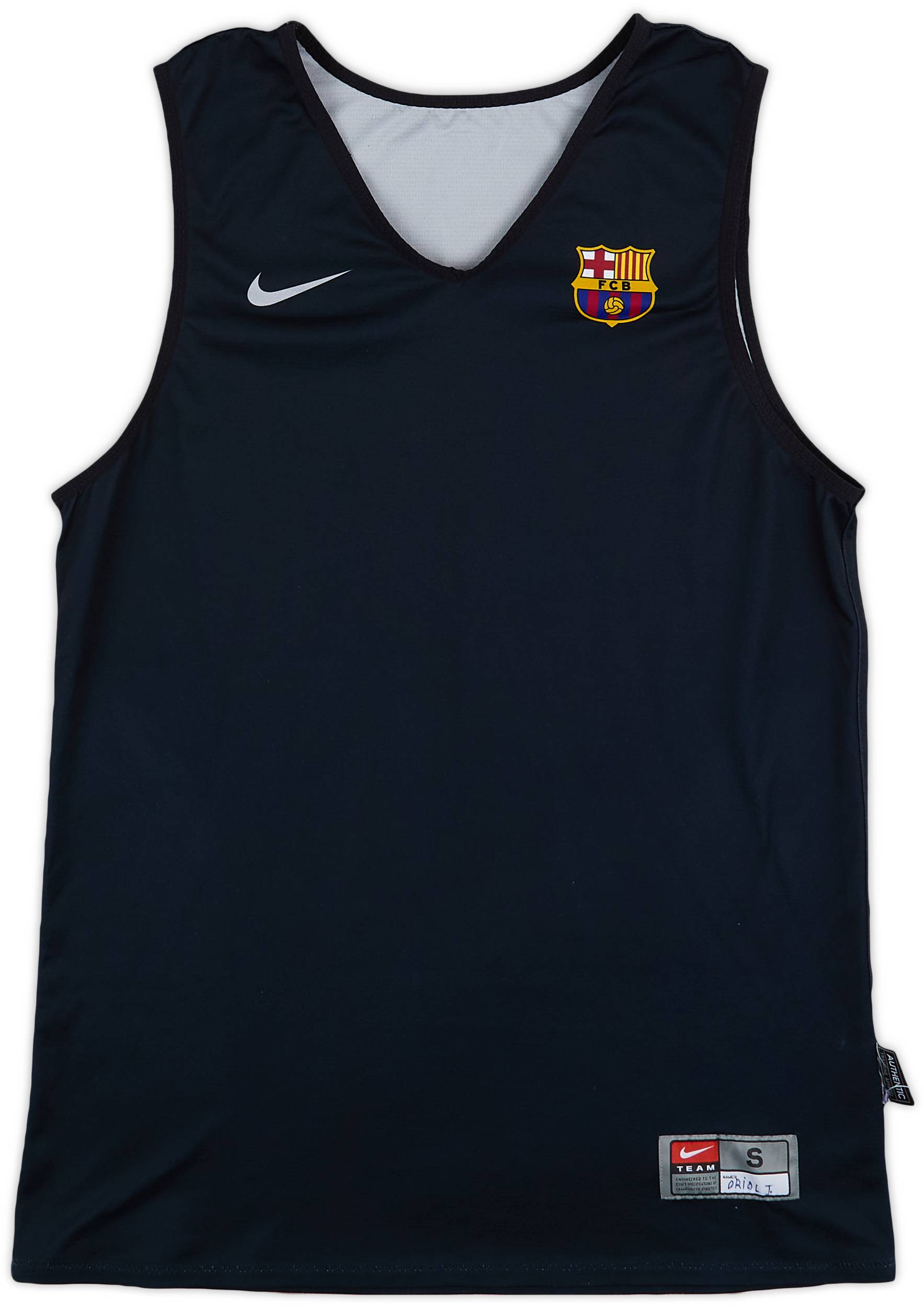 2010s Barcelona Nike Basketball Training Jersey 6 10 S