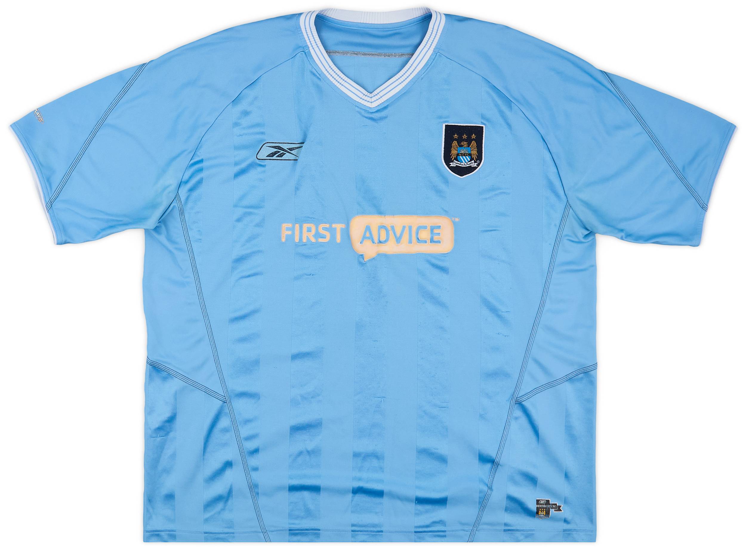 2003-04 Manchester City Home Shirt Fowler #8 - 5/10 - (XXL)