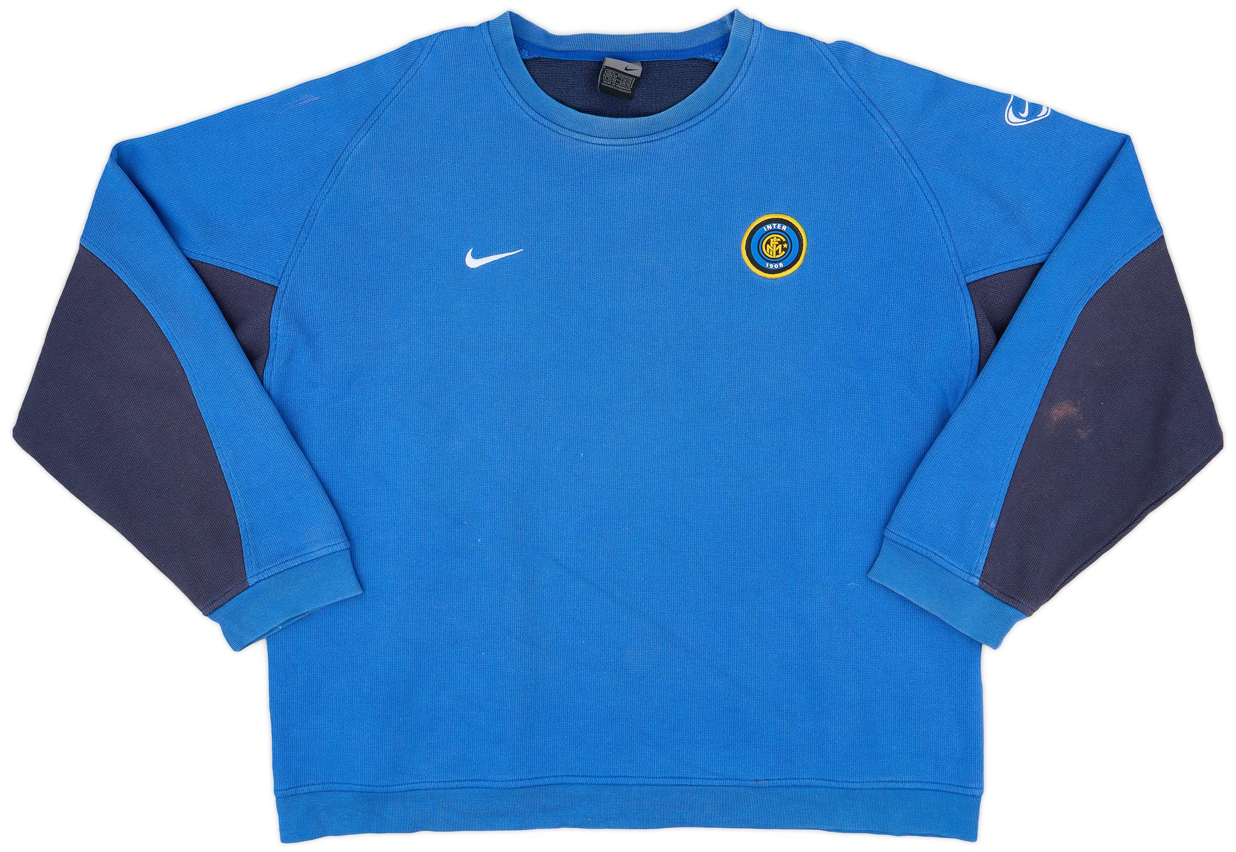 2003-04 Inter Milan Nike Sweat Top - 7/10 - (XL)