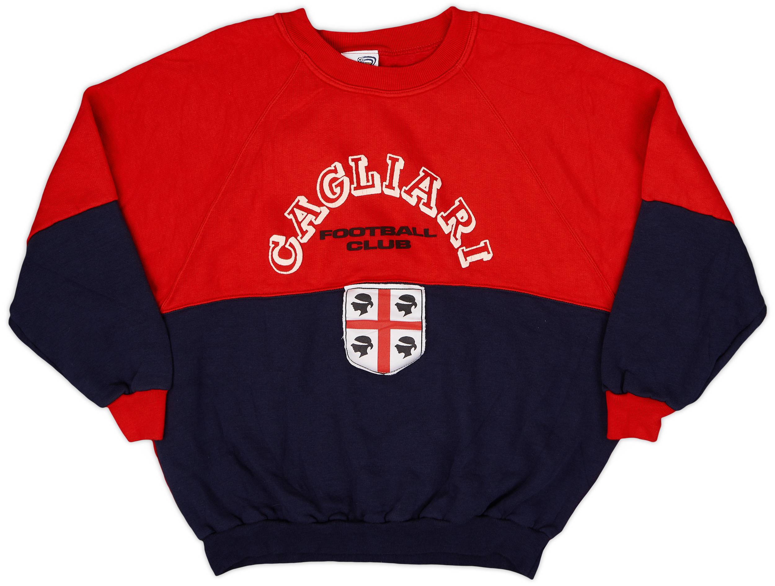 1990-91 Cagliari Le Felpe dei Grandi Club Sweat Top - 8/10 - (L)