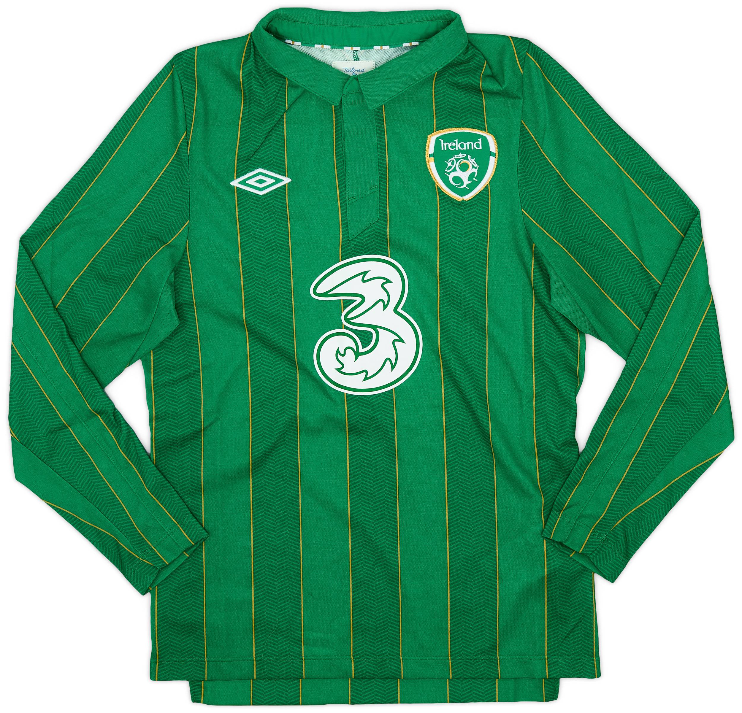 2011-12 Ireland Home L/S Shirt - 9/10 - (M.Boys)
