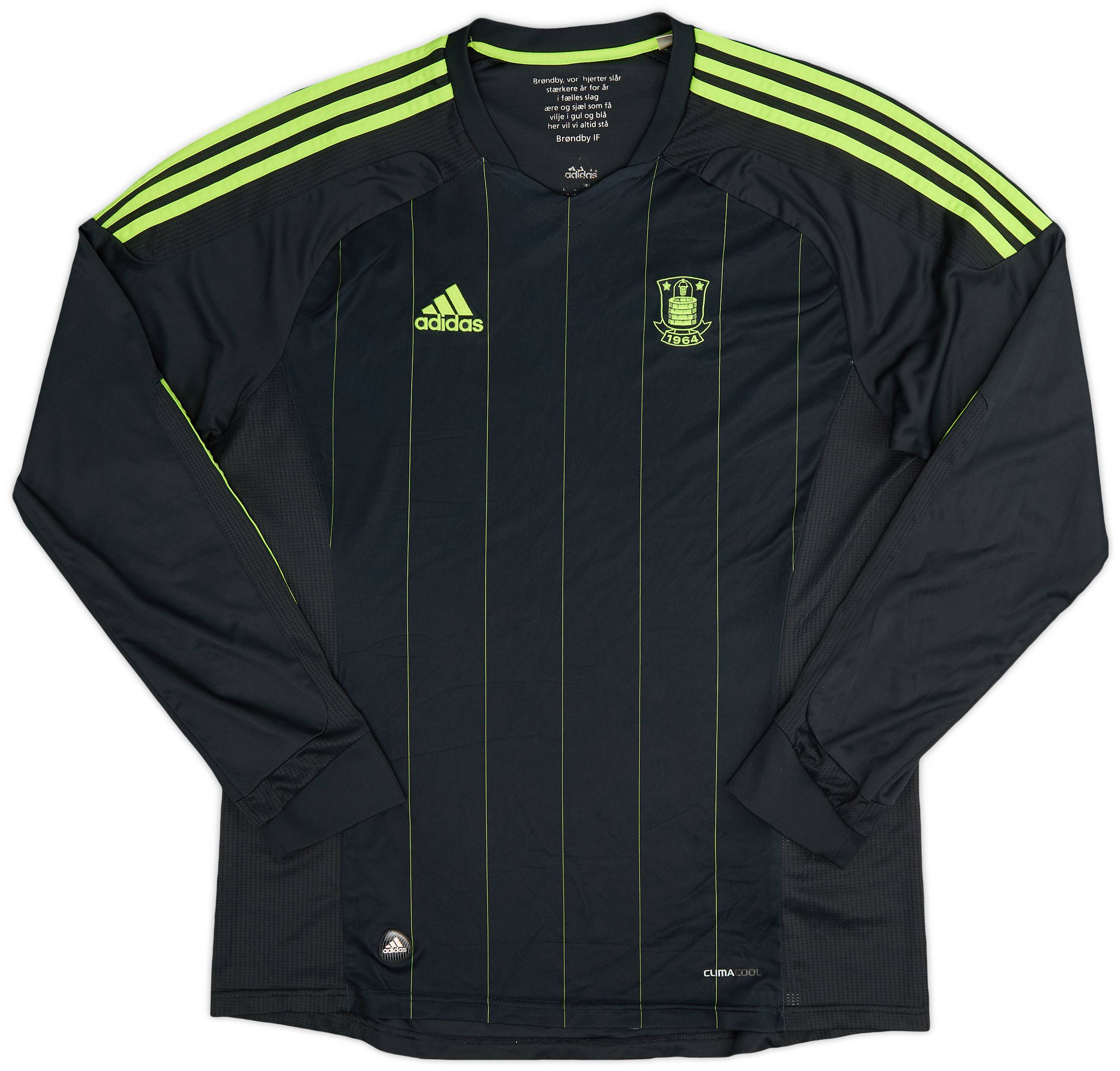 2011-12 Brondby Away L/S Shirt - 8/10 - (L)