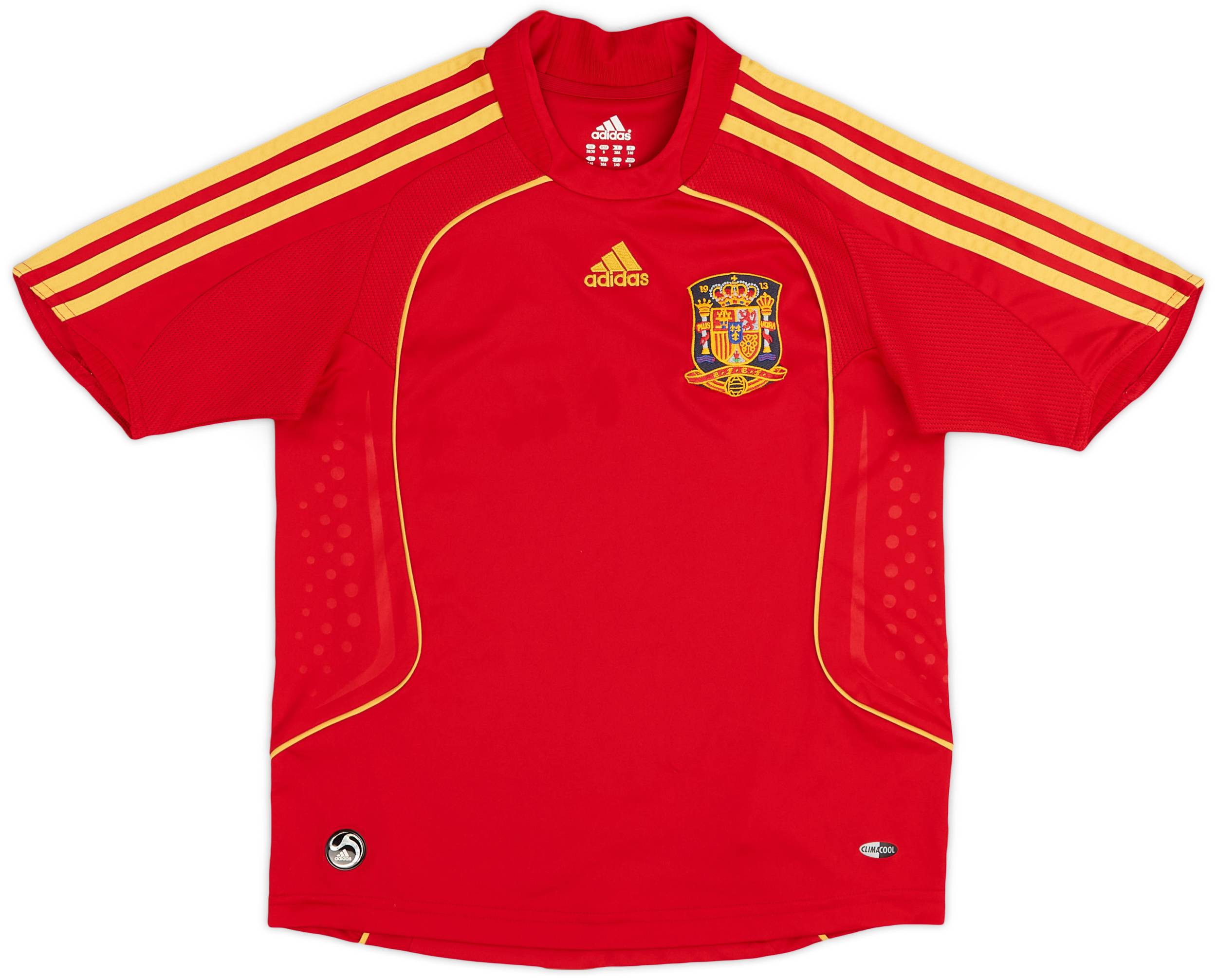2008-09 Spain Home Shirt - 9/10 - (S.Boys)