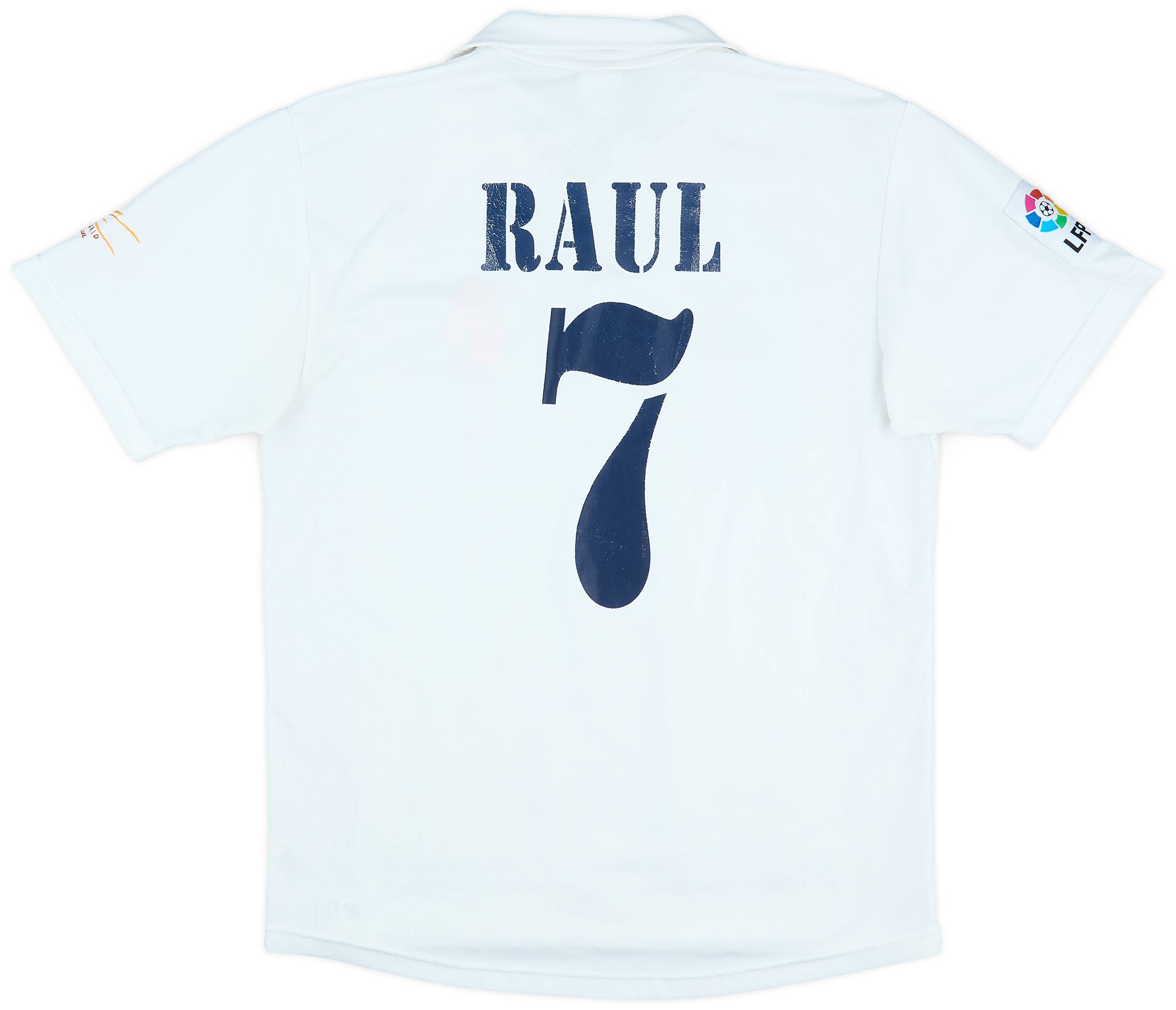 Real Madrid 02/03 100周年 RAUL 2002-03 Real Madrid Centenary Home Shirt Raul #7 - 4/10 - (S)