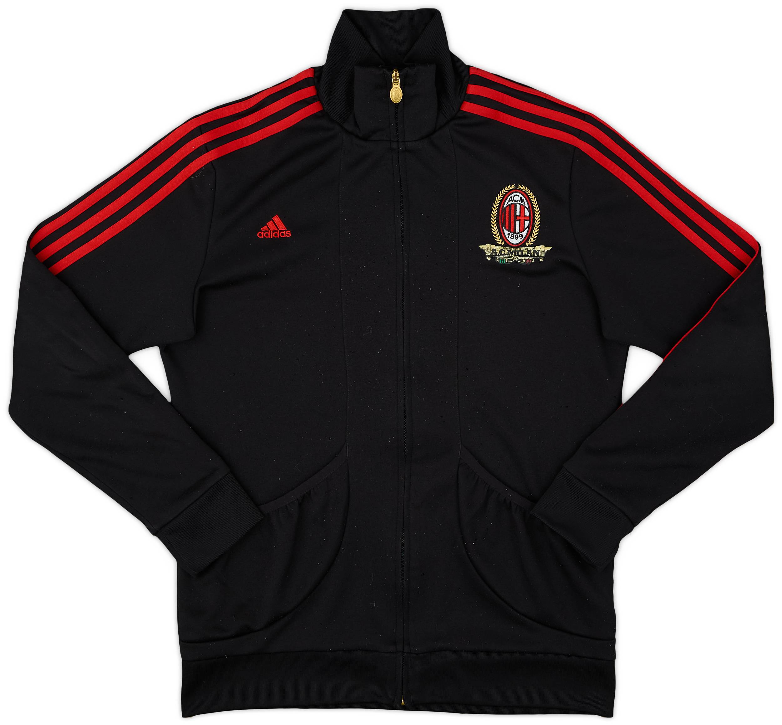 2010-11 AC Milan adidas Track Jacket - 6/10 - (L)