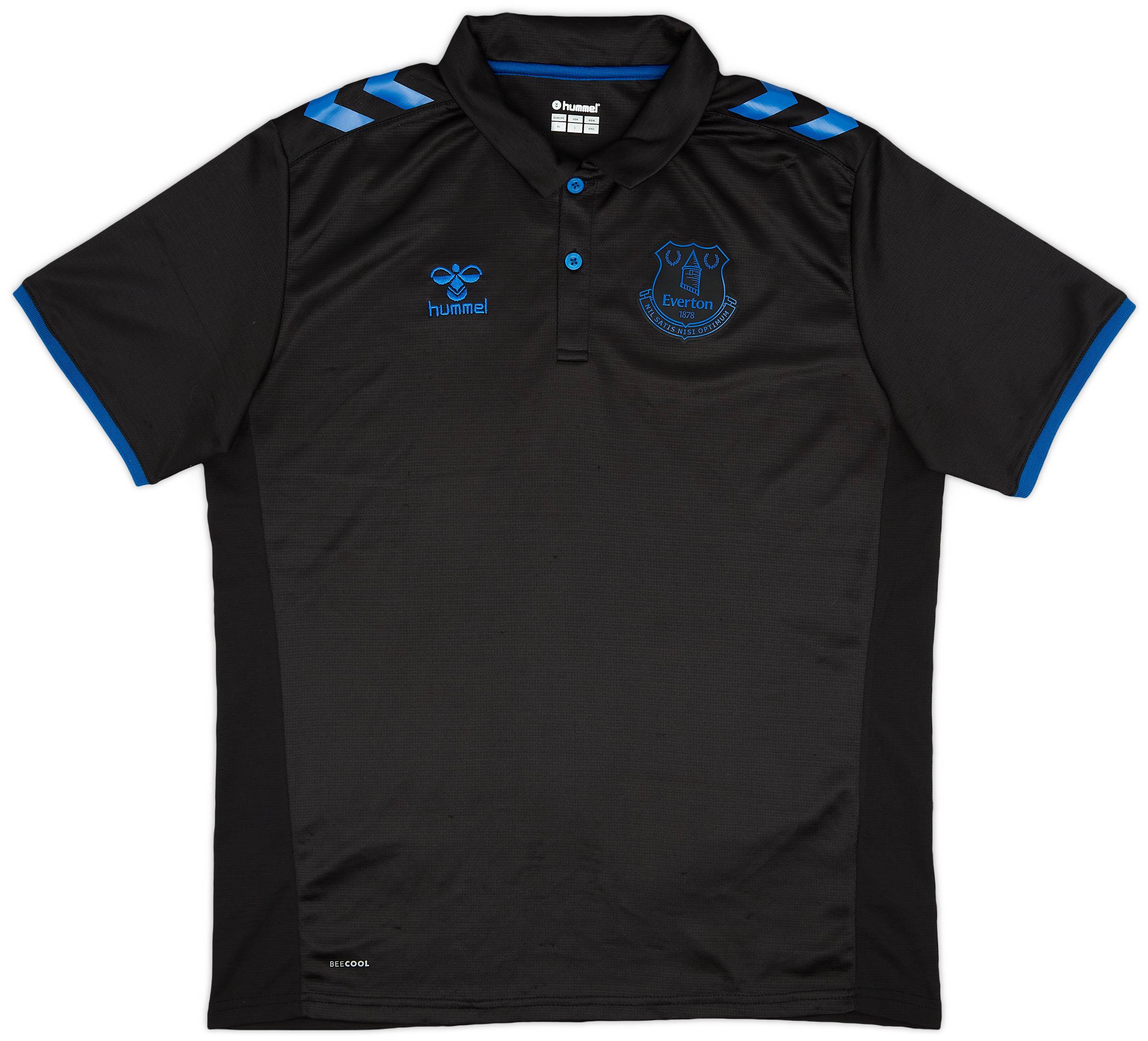 2021-22 Everton Hummel Polo Shirt - 9/10 - (XL)