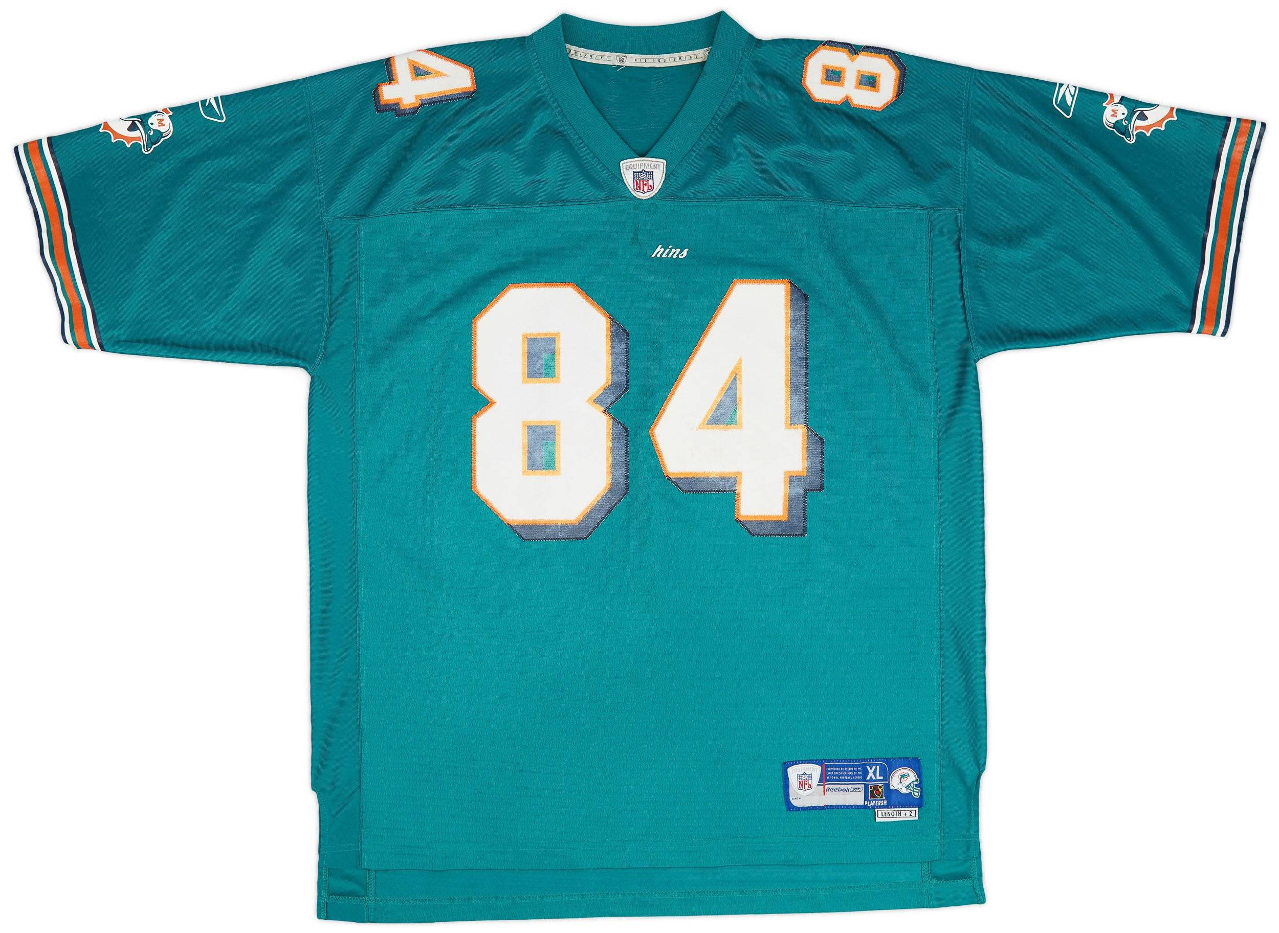 2005-06 Miami Dolphins Chambers #84 Reebok Premier Jersey (Home) XL