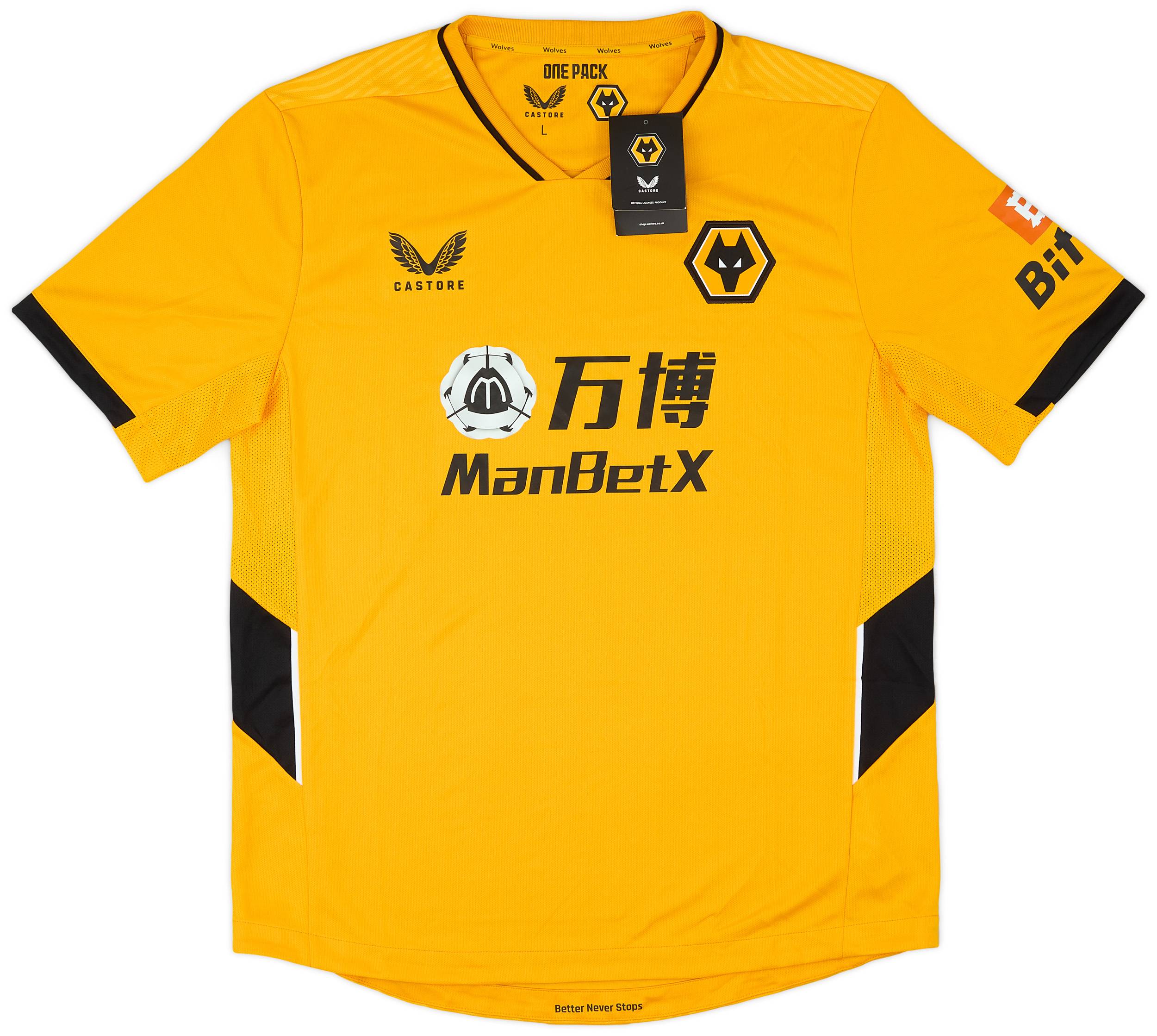 2021-22 Wolves Home Shirt (L)