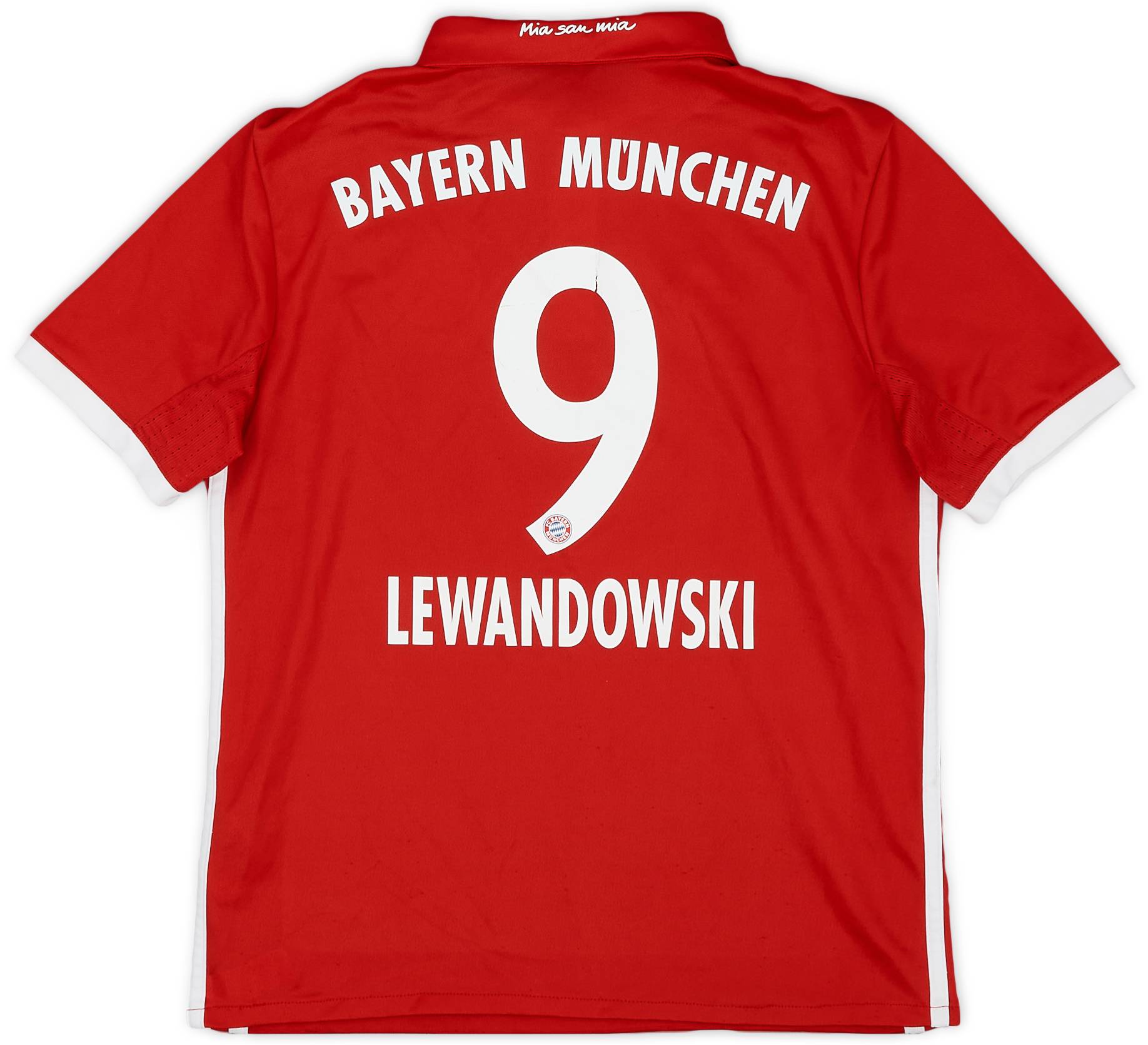 2016-17 Bayern Munich Home Shirt Lewandowski #9 - 6/10 - (M.Boys)