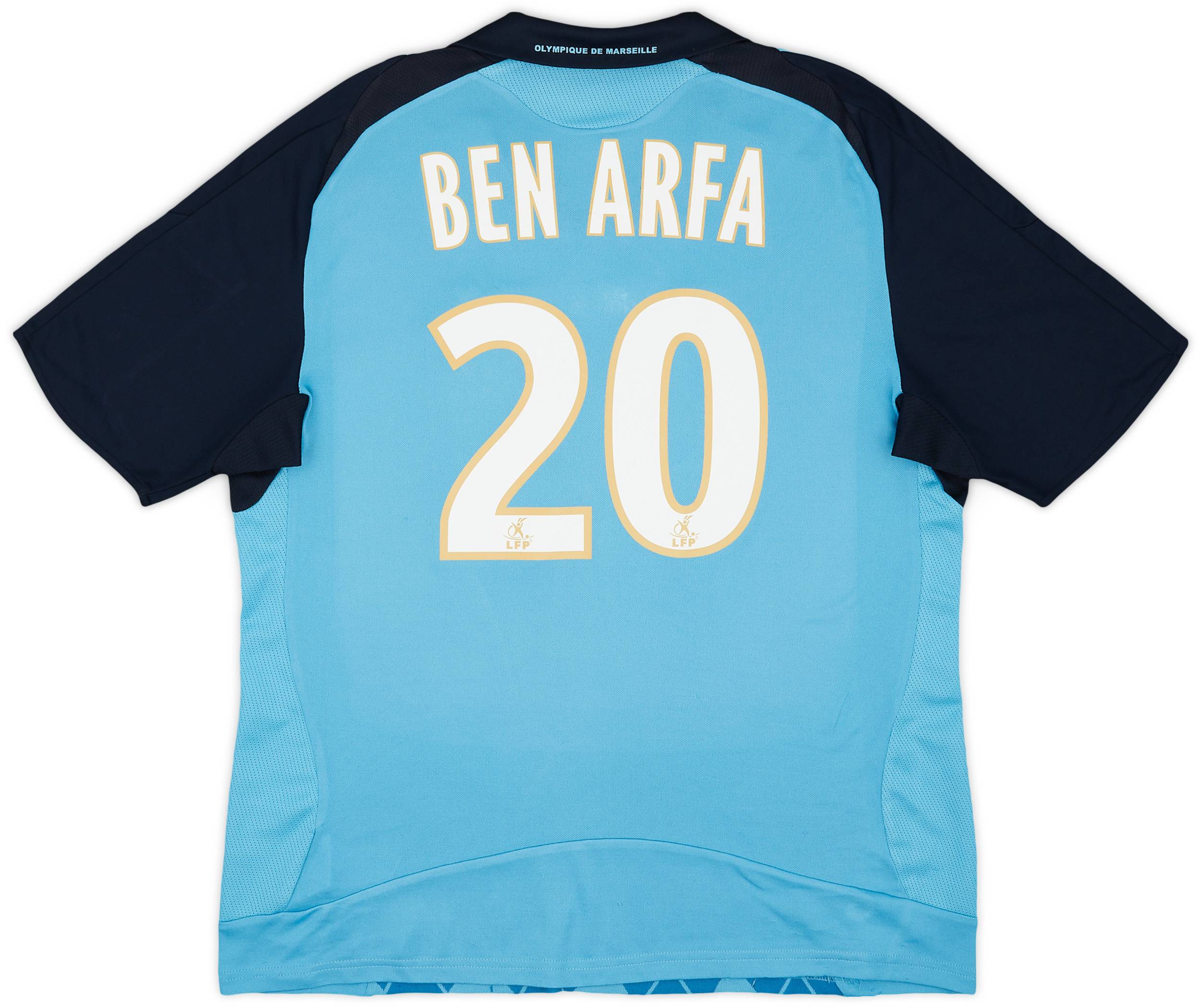 2008-09 Olympique Marseille Away Shirt Ben Arfa #20 - 7/10 - (L)