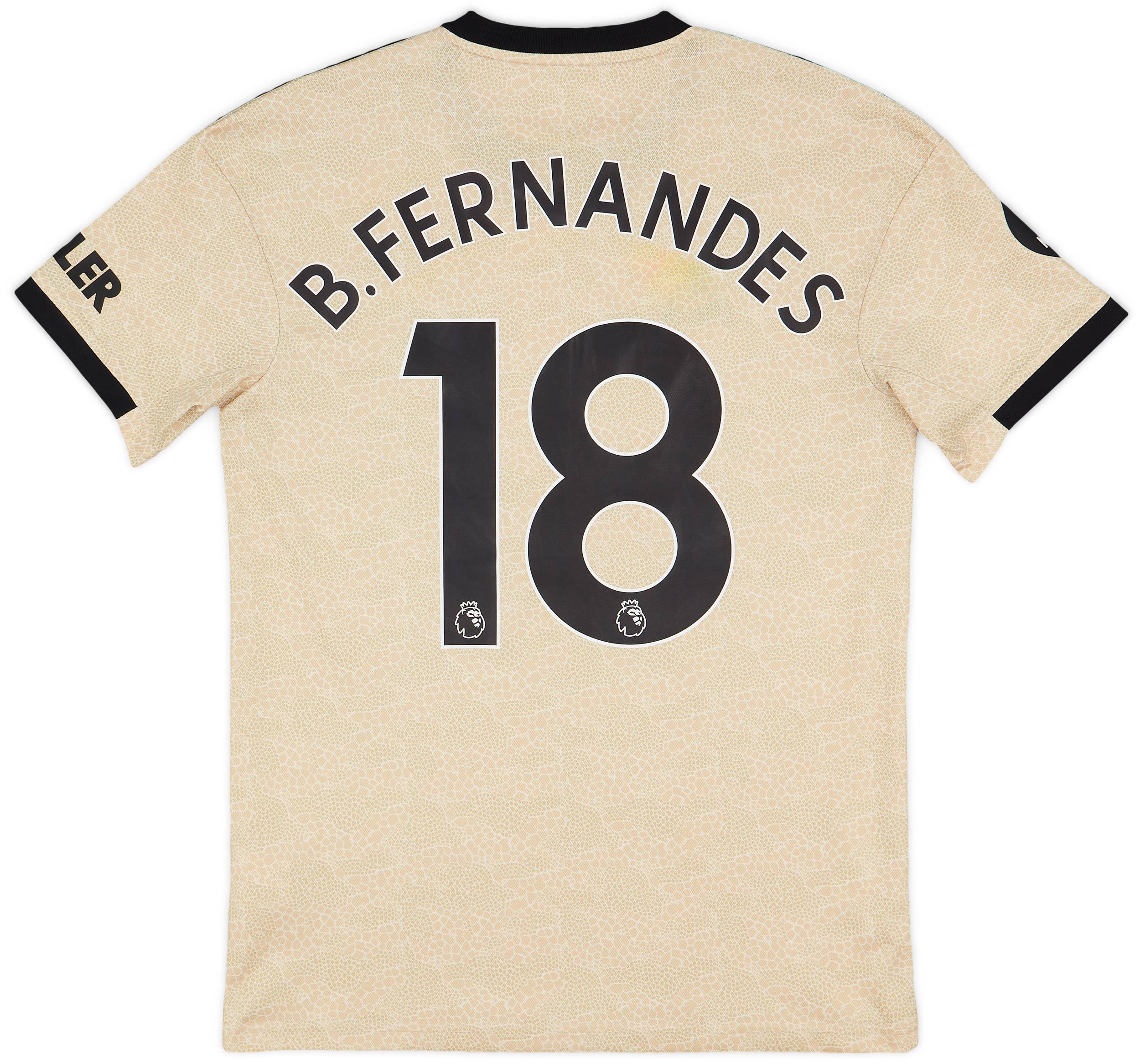 2019-20 Manchester United Away Shirt B.Fernandes #18 - 8/10 - (M)