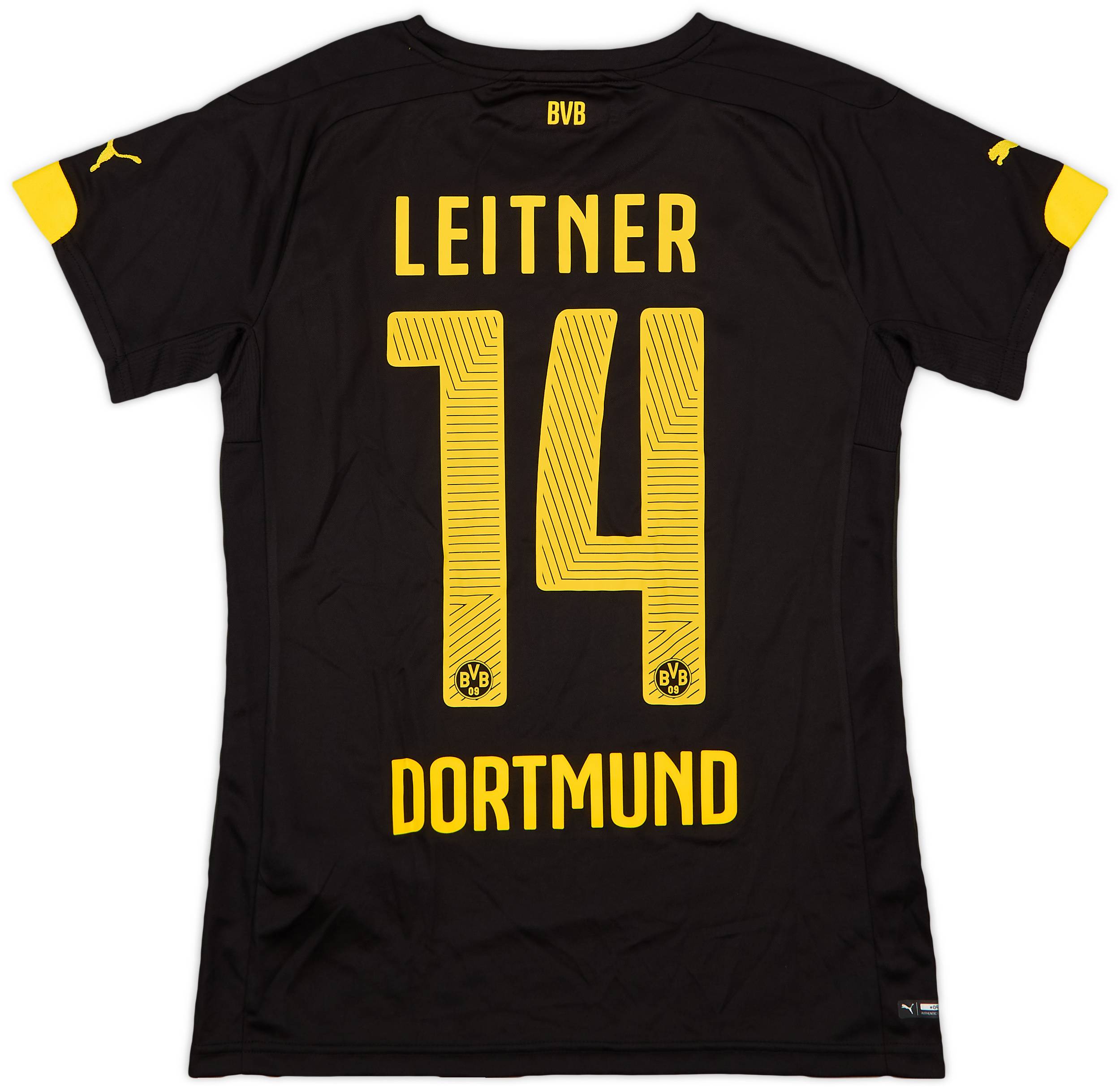 2014-16 Borussia Dortmund Away Shirt Leitner #14 (Women's S)