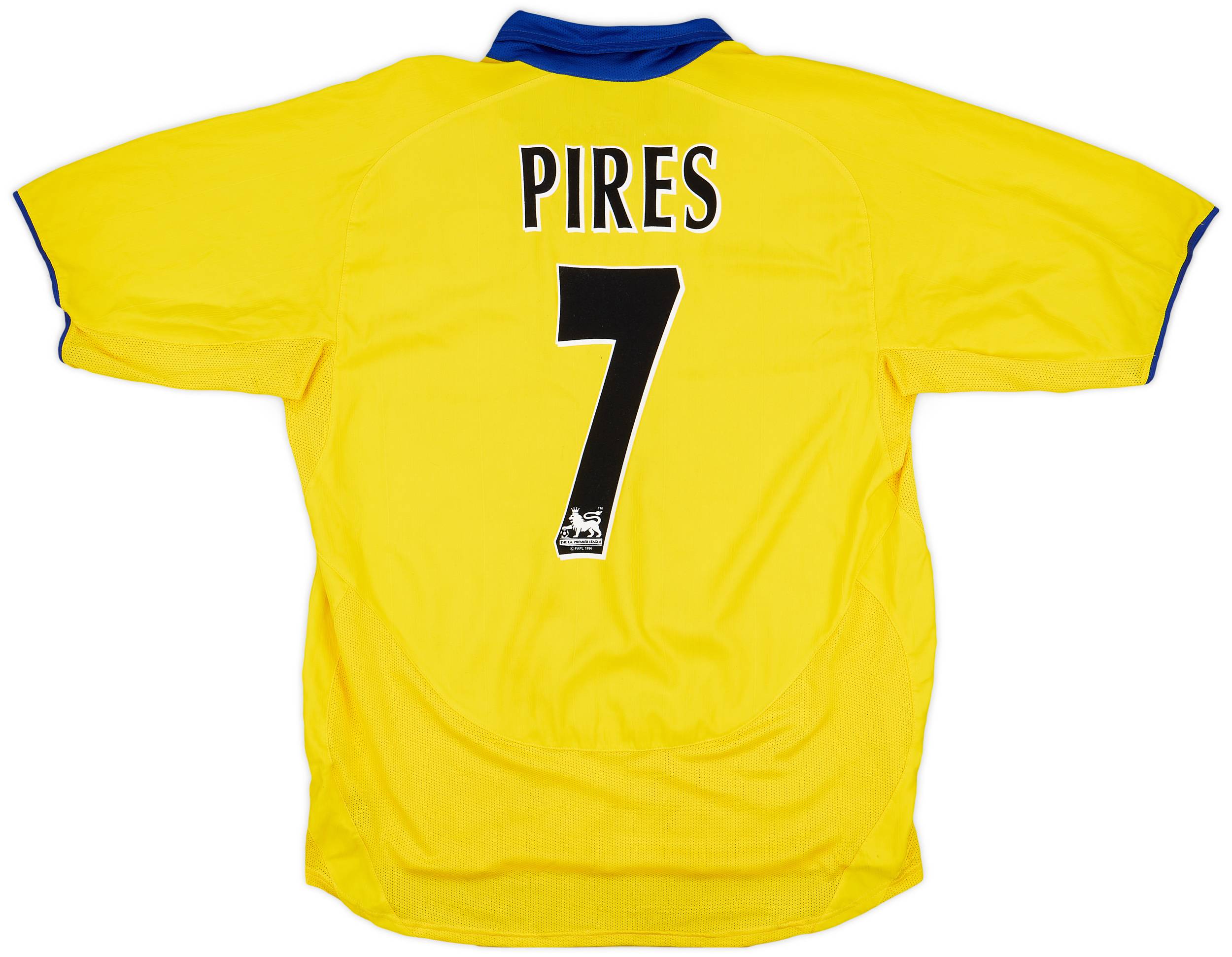 2003-05 Arsenal Away Shirt Pires #7 - 8/10 - (L)
