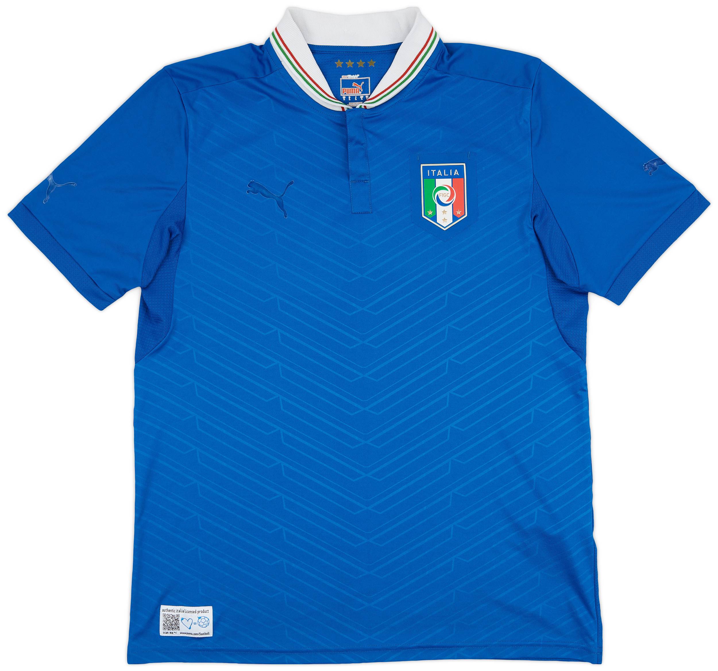 2012-13 Italy Home Shirt - 4/10 - (L)