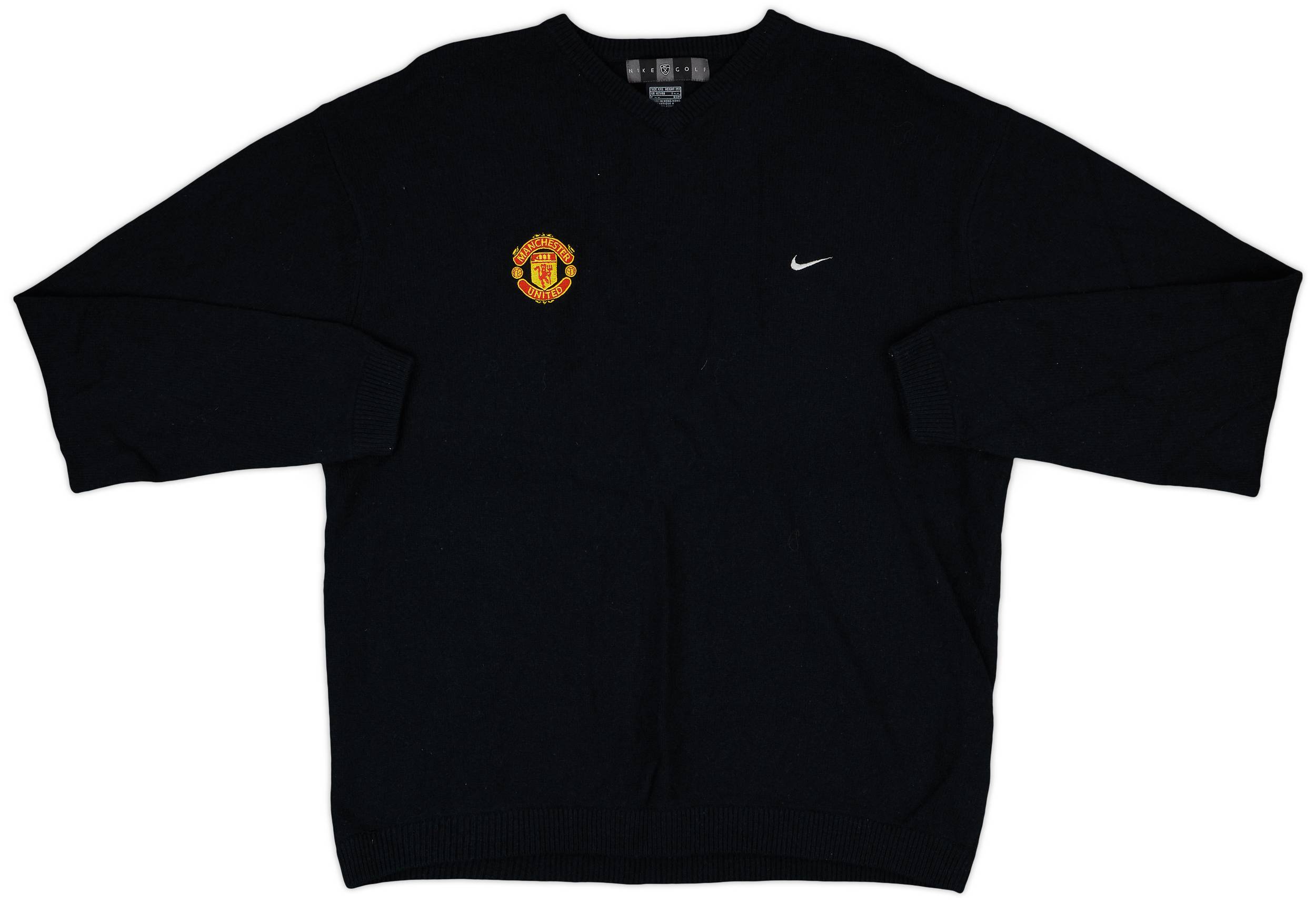 2004-05 Manchester United Nike Golf Sweat Top - 8/10 - (XXL)