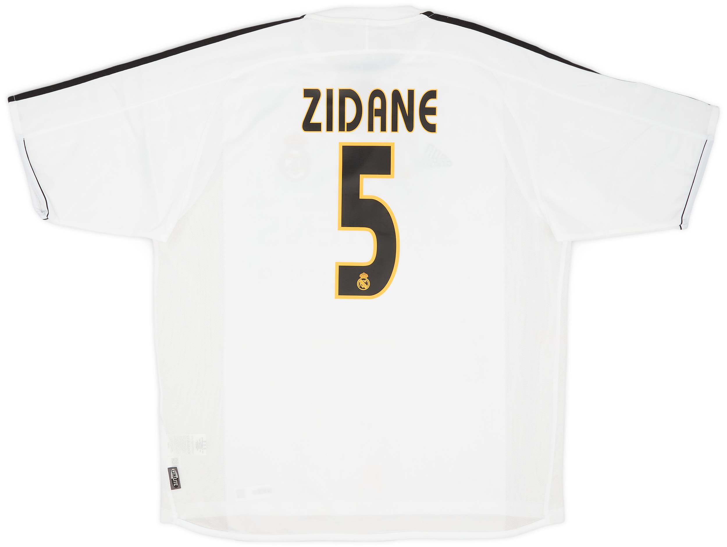 2003-04 Real Madrid Home Shirt Zidane #5 (L)