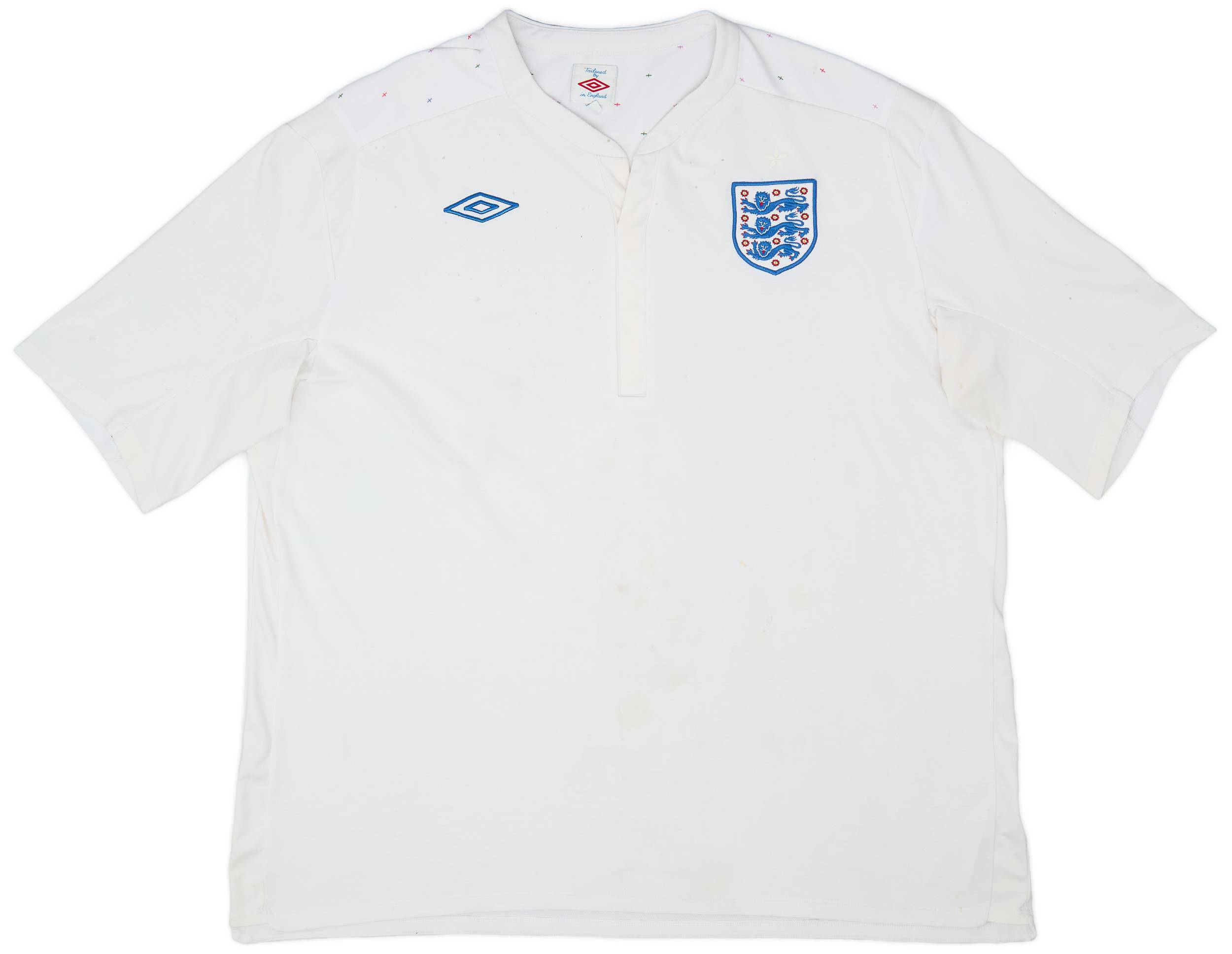 2010-11 England Home Shirt - 6/10 - (XXL)