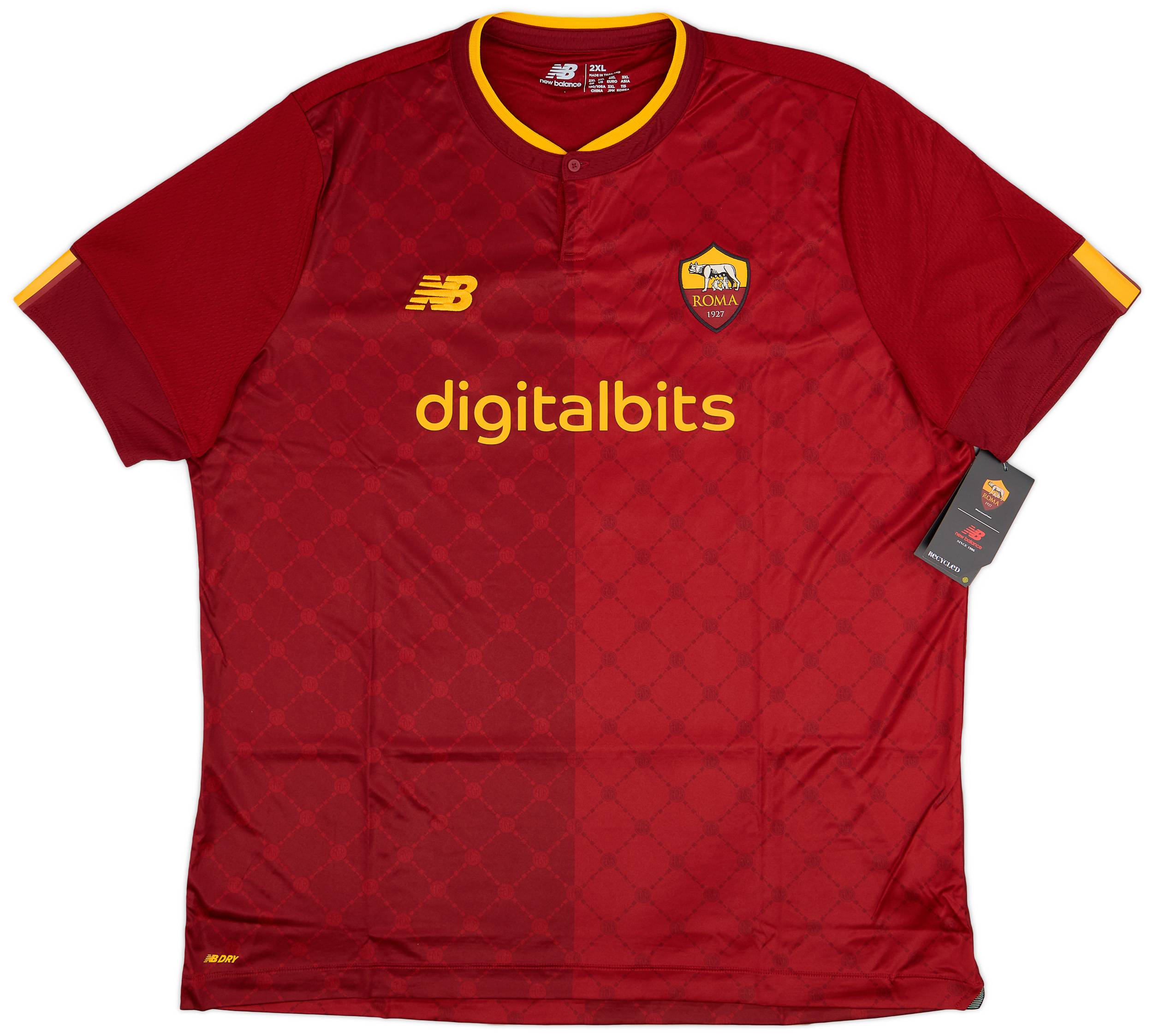 2022-23 Roma Home Shirt Dybala #21 (XXL)