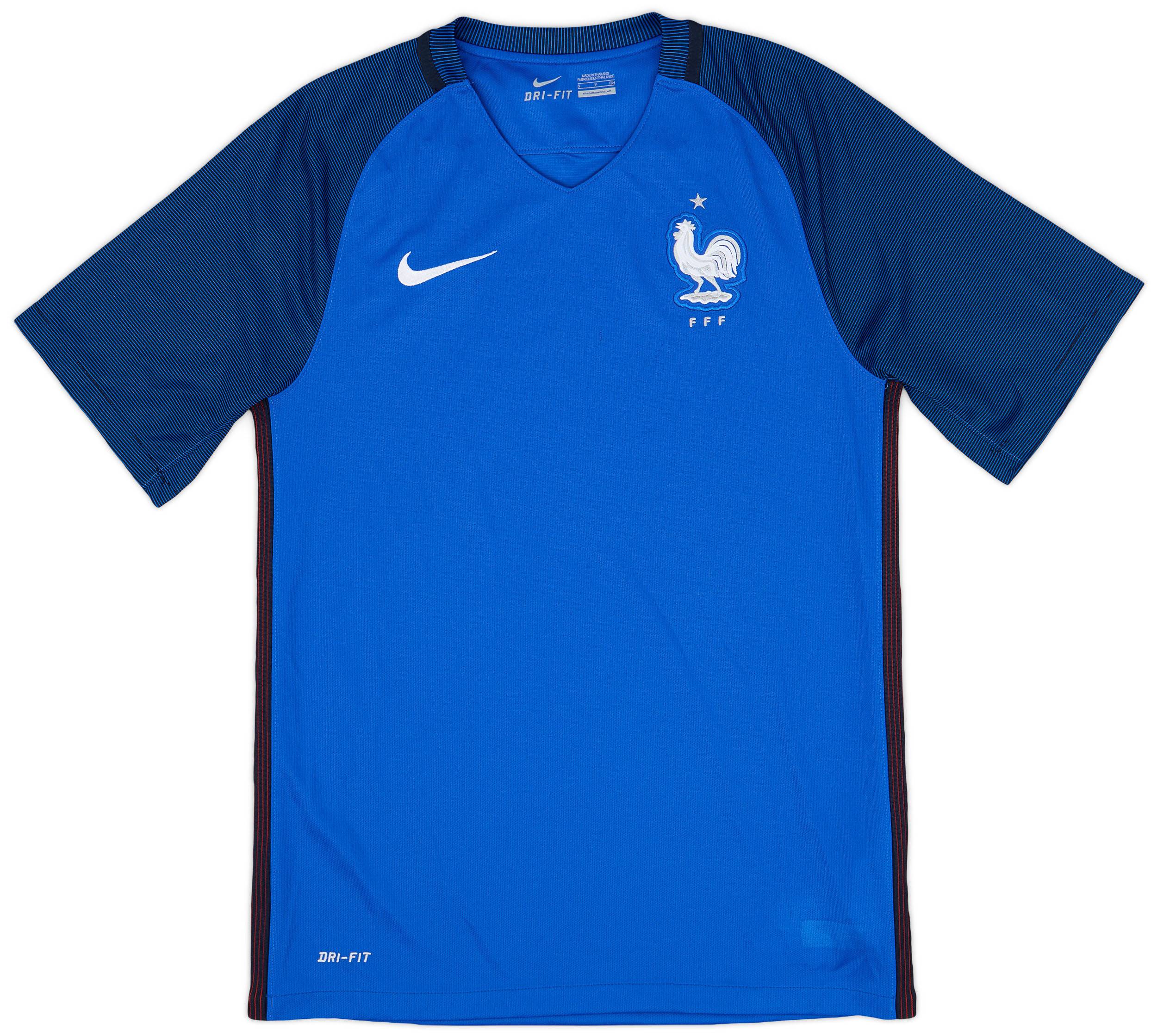 2016-17 France Home Shirt - 8/10 - (S)