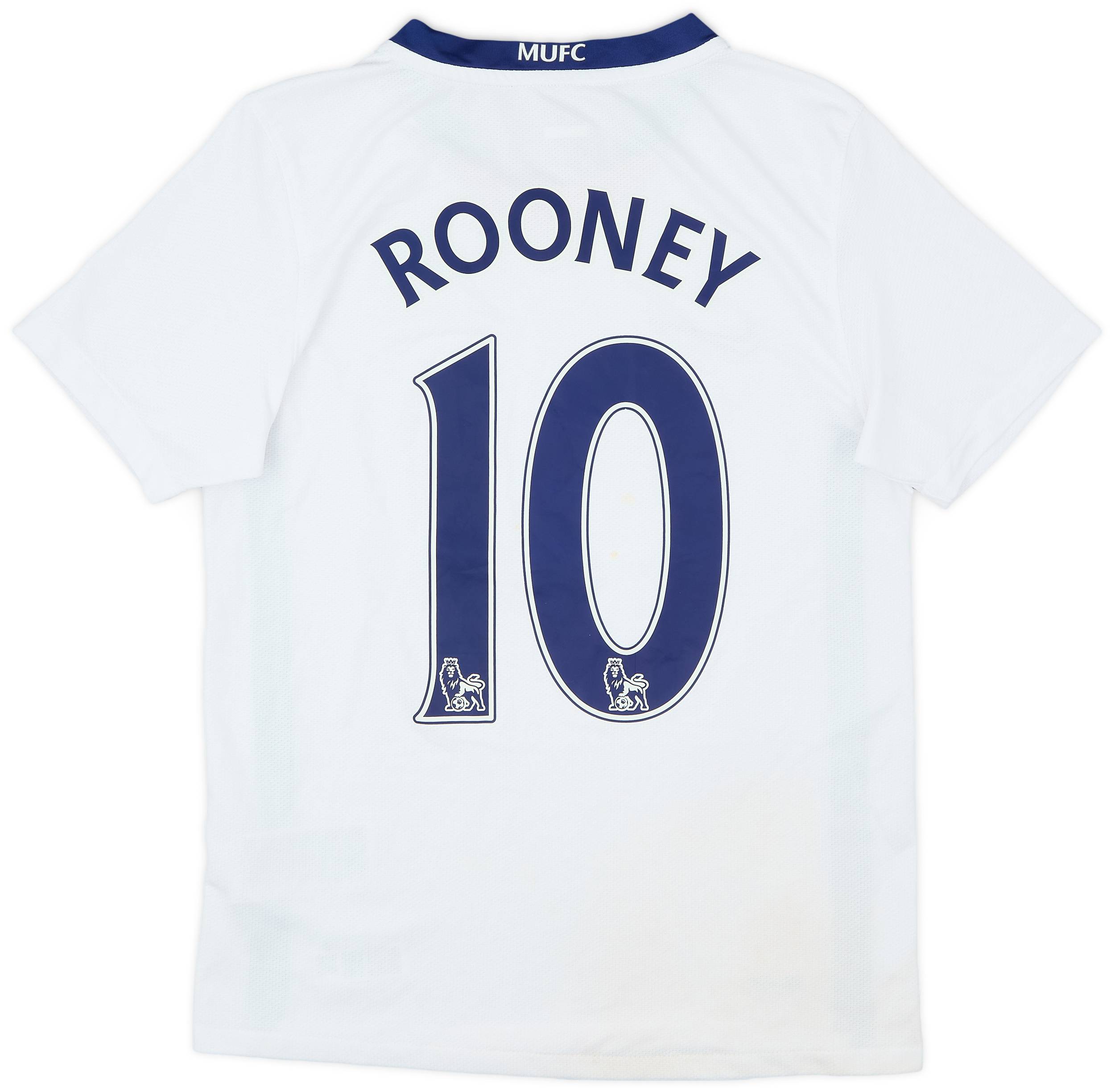 2008-10 Manchester United Away Shirt Rooney #10 - 7/10 - (M.Boys)