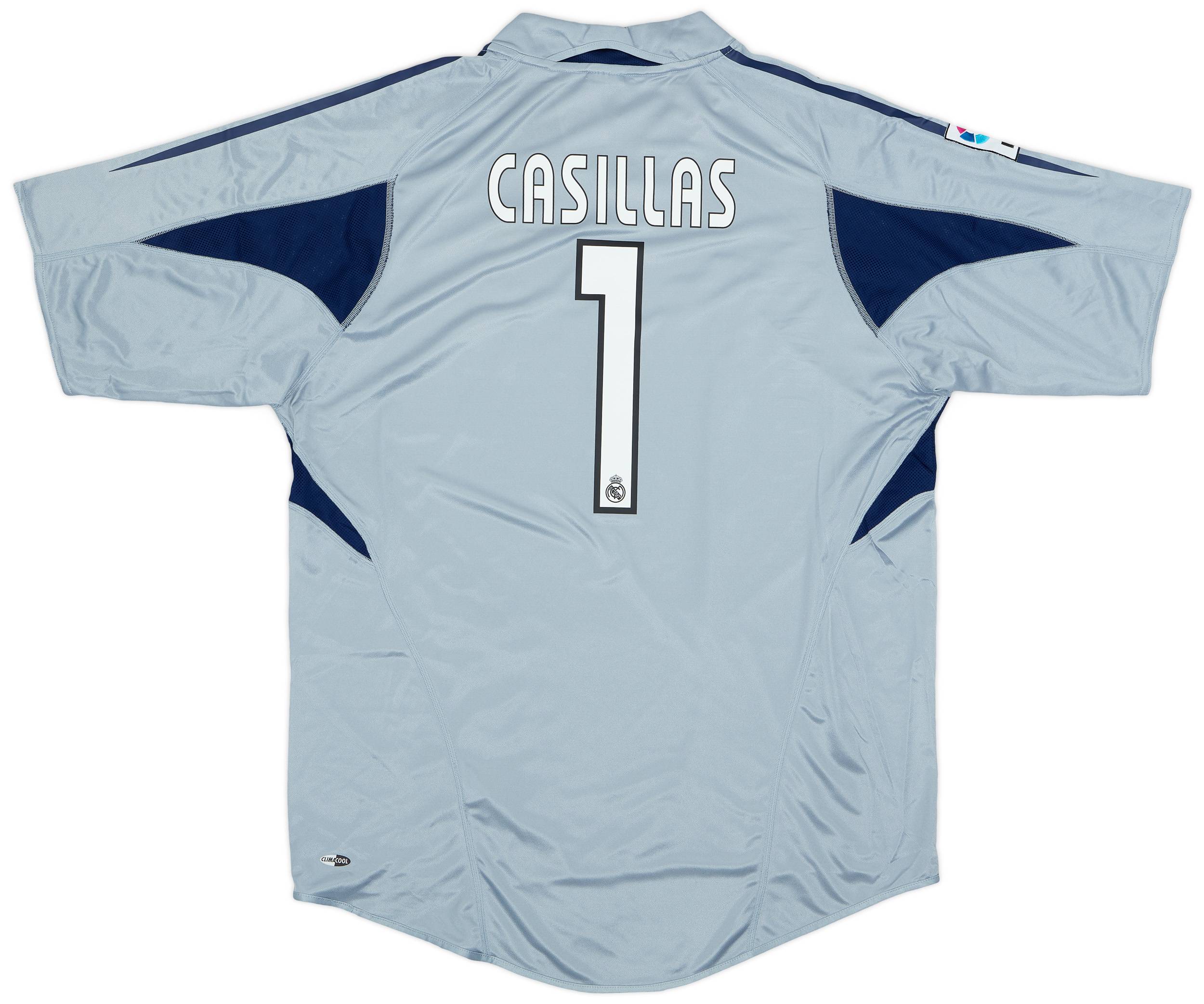 2004-05 Real Madrid GK S/S Shirt Casillas #1 (L)