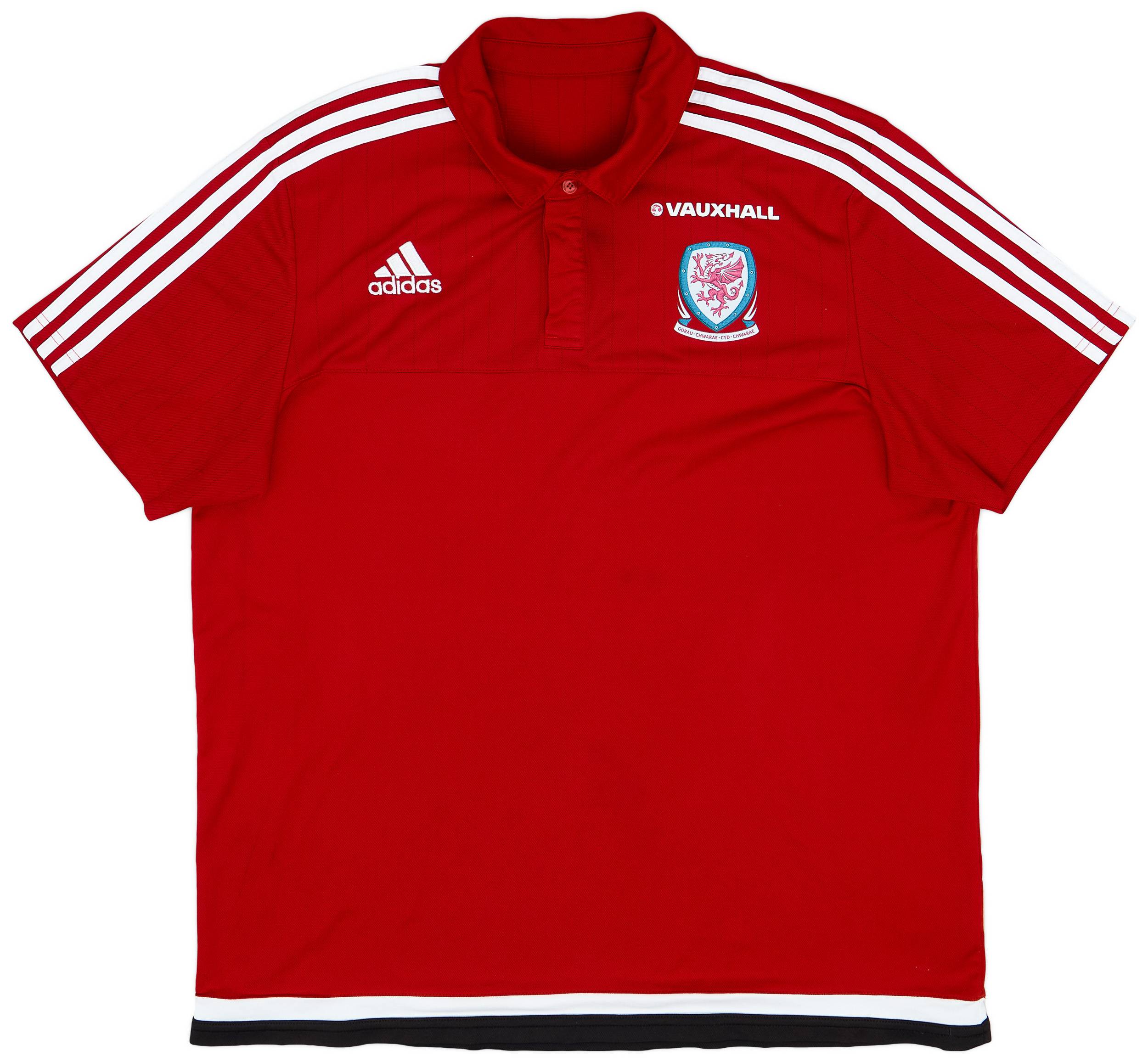 2016-17 Wales adidas Polo Shirt - 6/10 - (XL)