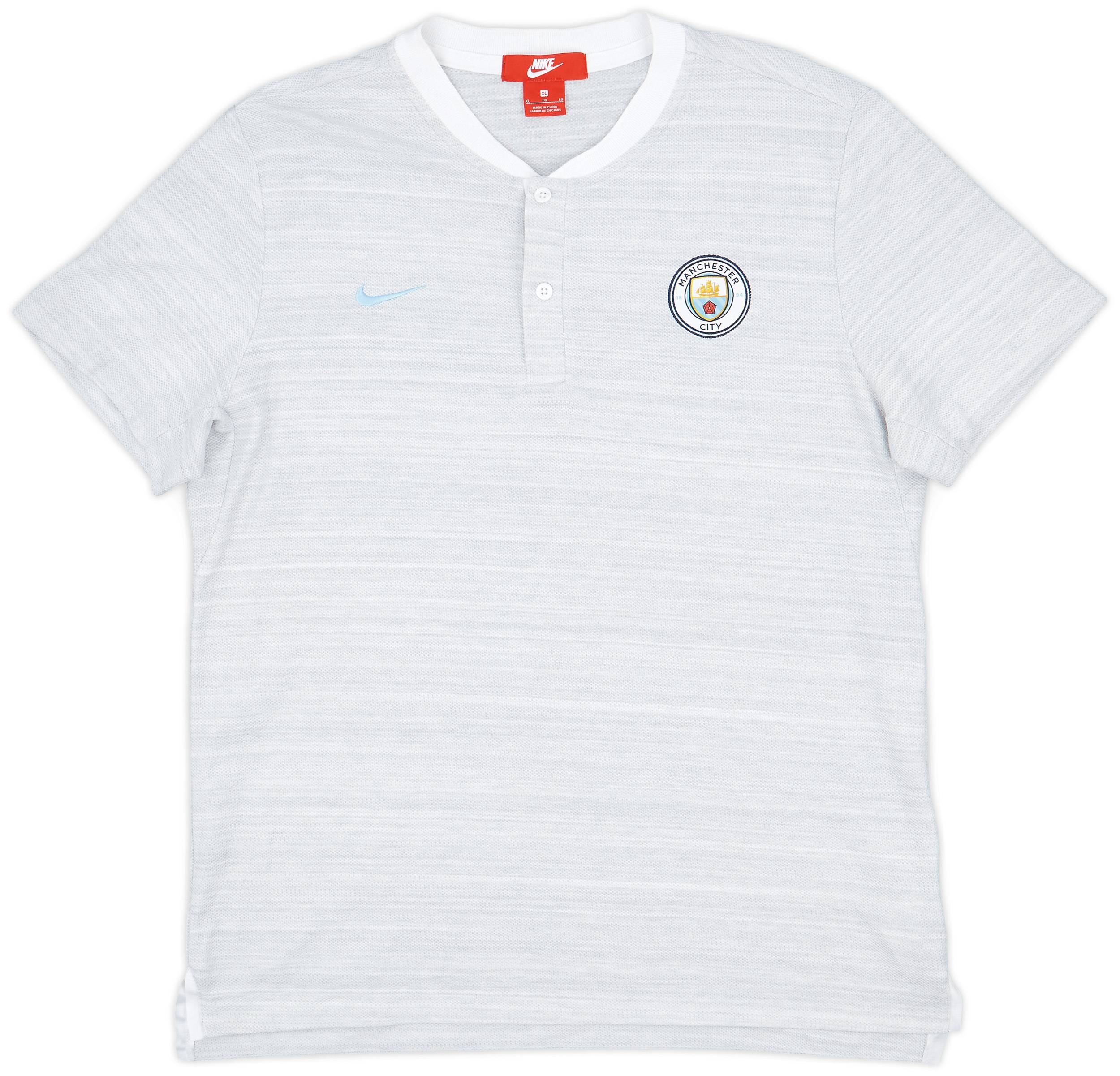 2018-19 Manchester City Nike Polo Shirt - 9/10 - (XL)