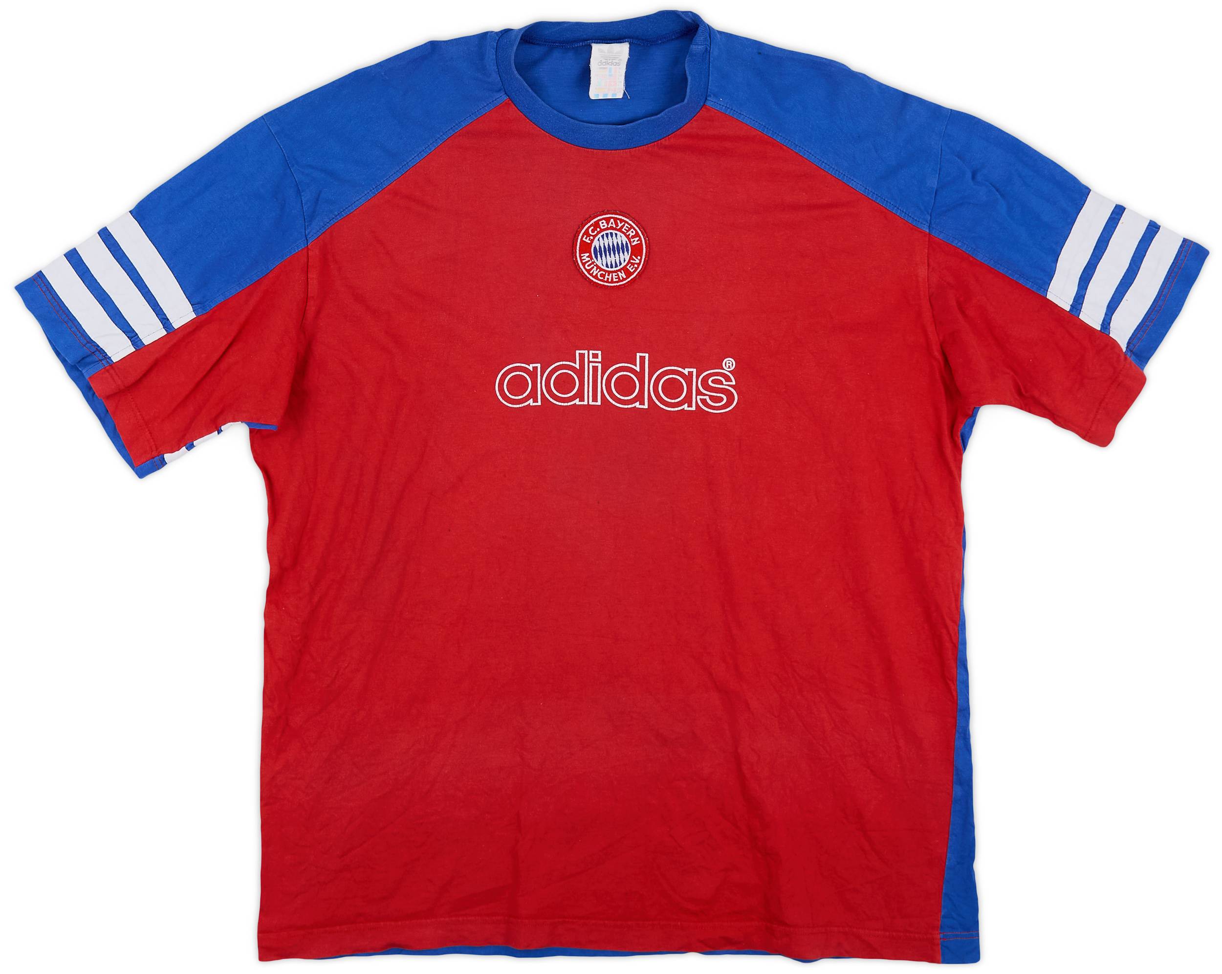 1995-96 Bayern Munich adidas Cotton Tee - 7/10 - (L)