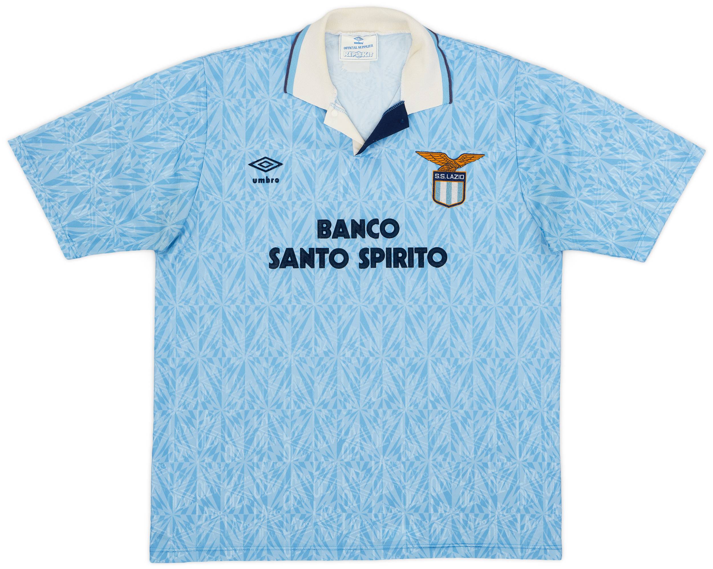 1991-92 Lazio Home Shirt - 8/10 - (XXL)