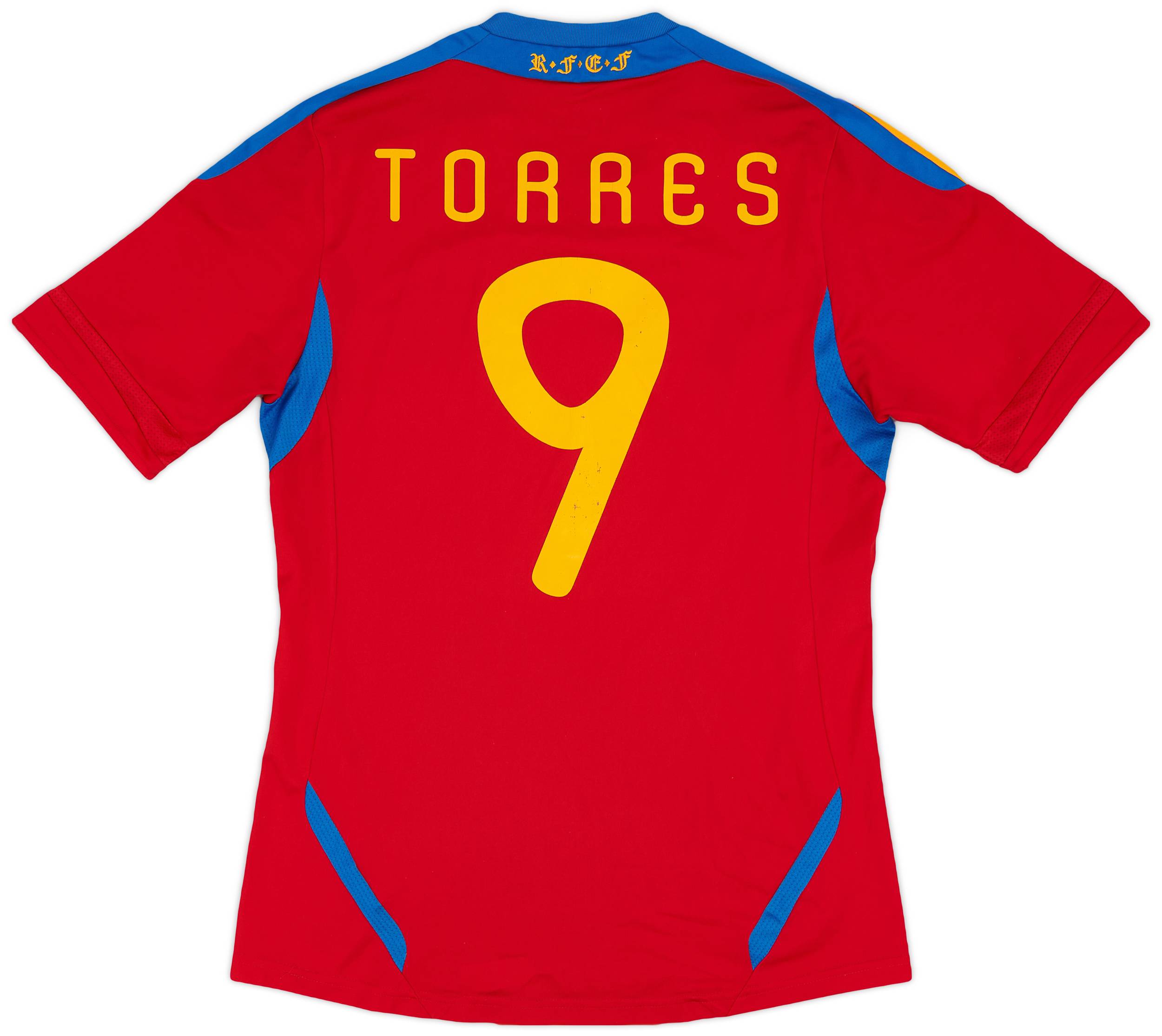 2010-11 Spain Home Shirt Torres #9 - 6/10 - (S)